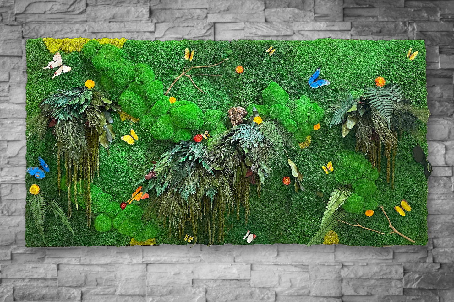 Moss Wall art | Living wall art | Preserved Moss Wall | Rishstudio mossartbyrishstudio