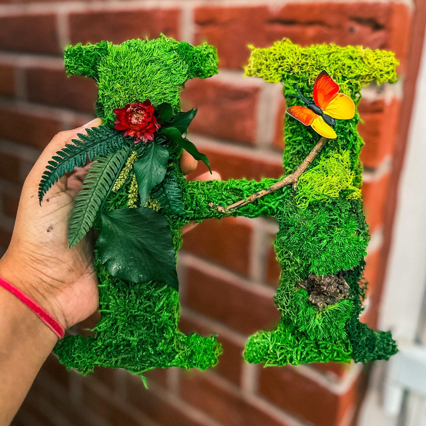 Custom Wall Letters | Moss letter for home office | RishStudio RishStudio