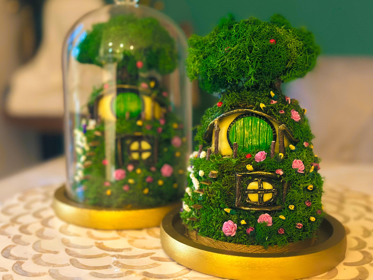 Hobbit Terrarium | Lord of the Rings | The Hobbit | Moss Terrarium RishStudio