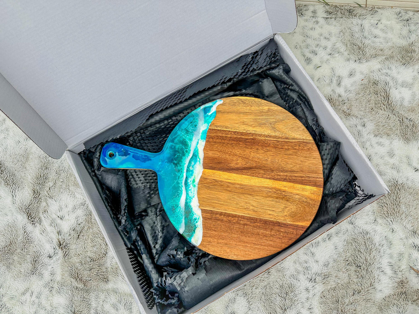 Cheese Board | Resin Chopping Board | Ocean Cheese Board RishStudio