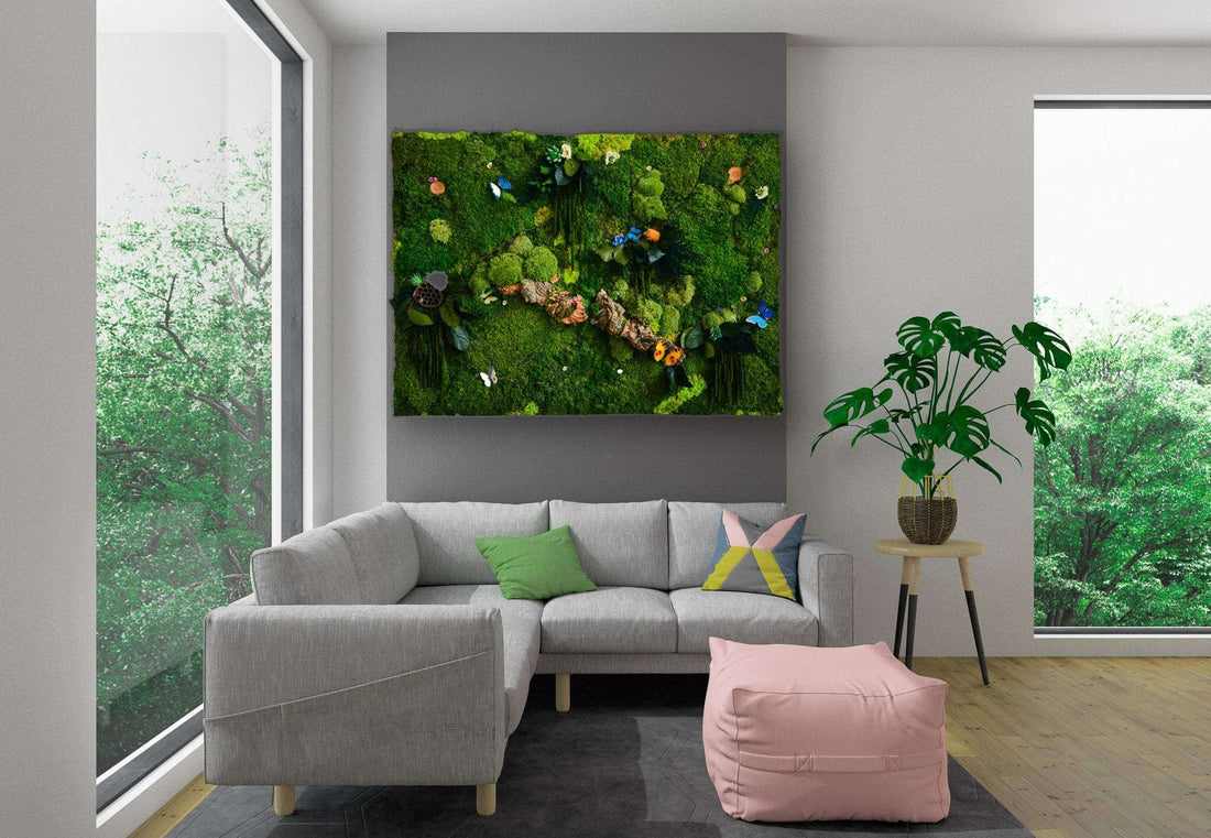 Preserved Moss Wall Art For Sale UK
