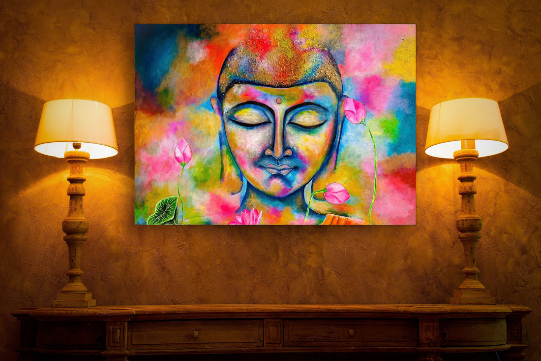 Buddha on Canvas - A Unique Wall Artwork