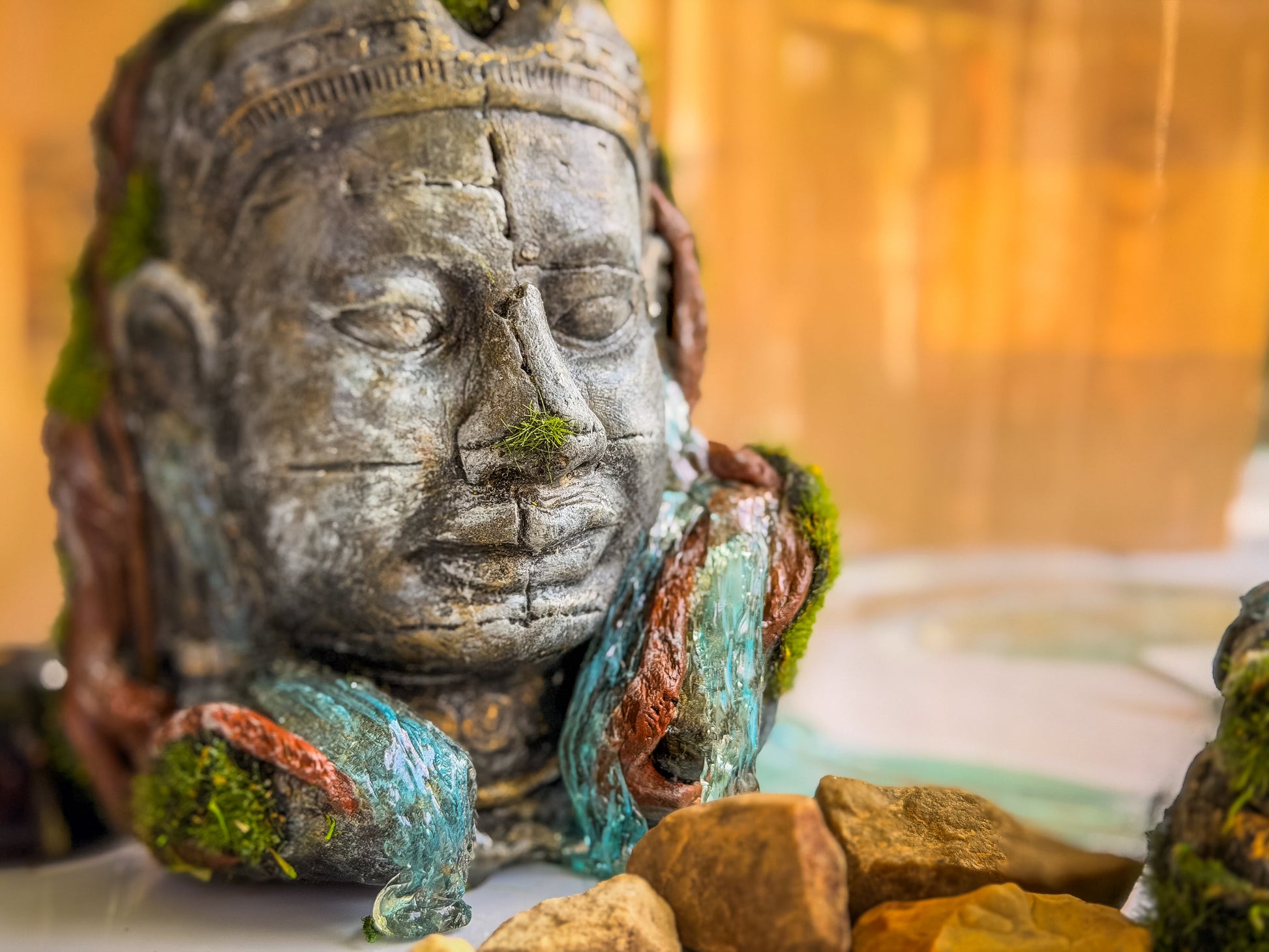 Buddha Terrarium | Terrarium Kit with Glass Container RishStudio