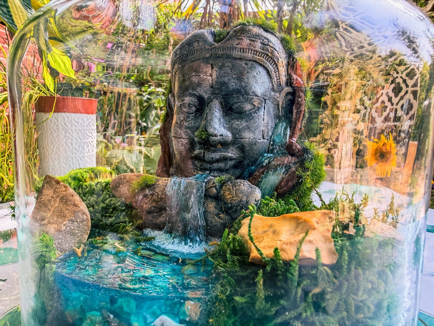 Buddha Terrarium | Terrarium Kit with Glass Container RishStudio