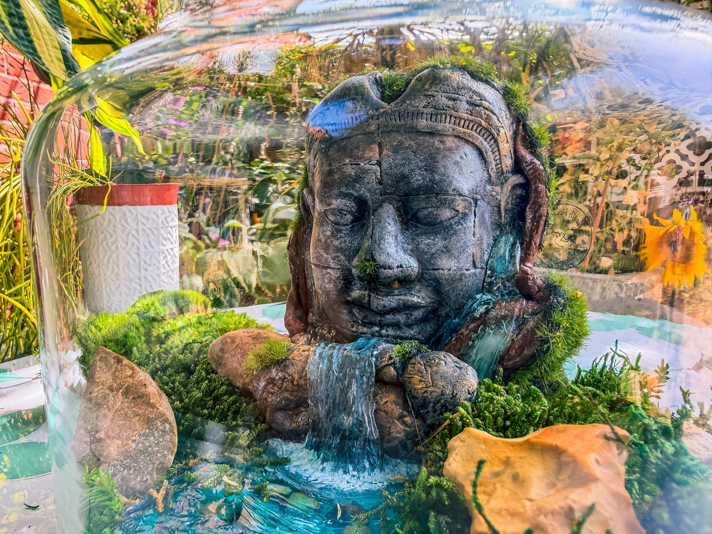 Buddha Terrarium | Terrarium Kit with Glass Container RishStudio