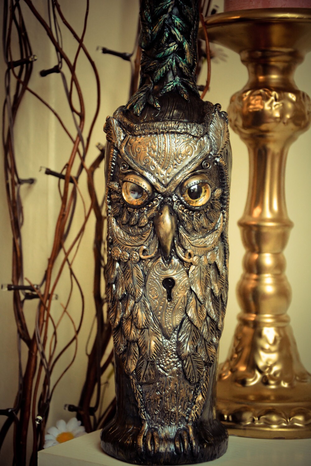 Table lamp | Owl Table lamp | bedside lamp RishStudio