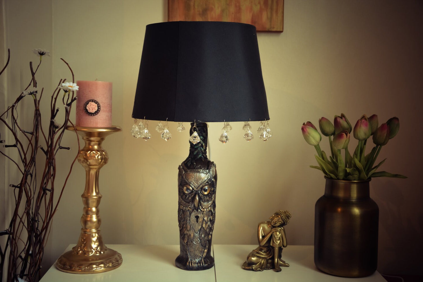 Table lamp | Owl Table lamp | bedside lamp RishStudio