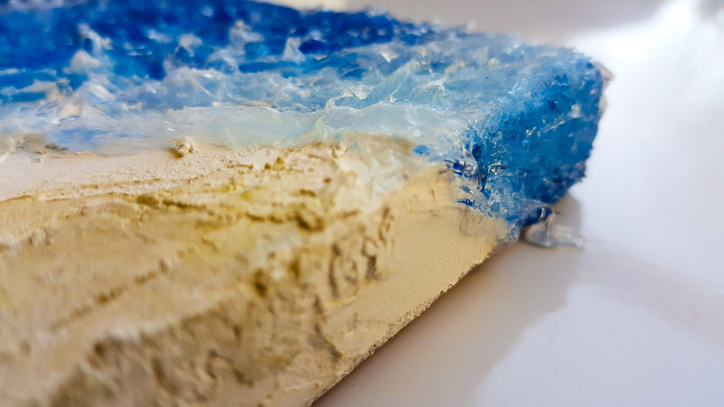 Ocean Wall art, Resin ocean Painting, Ocean Painting RishStudio
