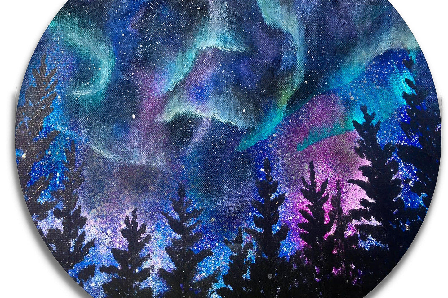 Northern Lights | celestial art | Galaxy painting RishStudio