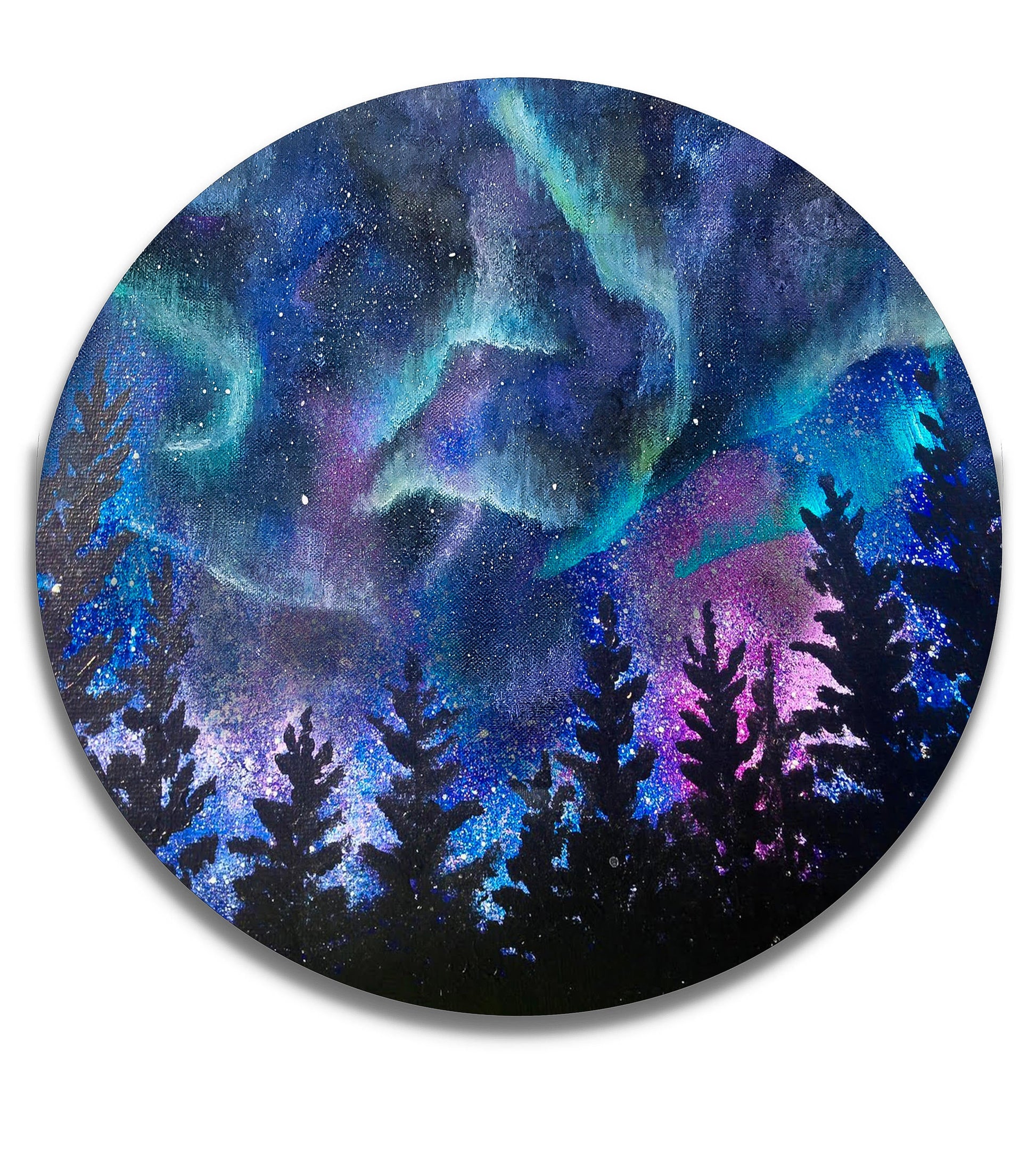 Northern Lights | celestial art | Galaxy painting RishStudio