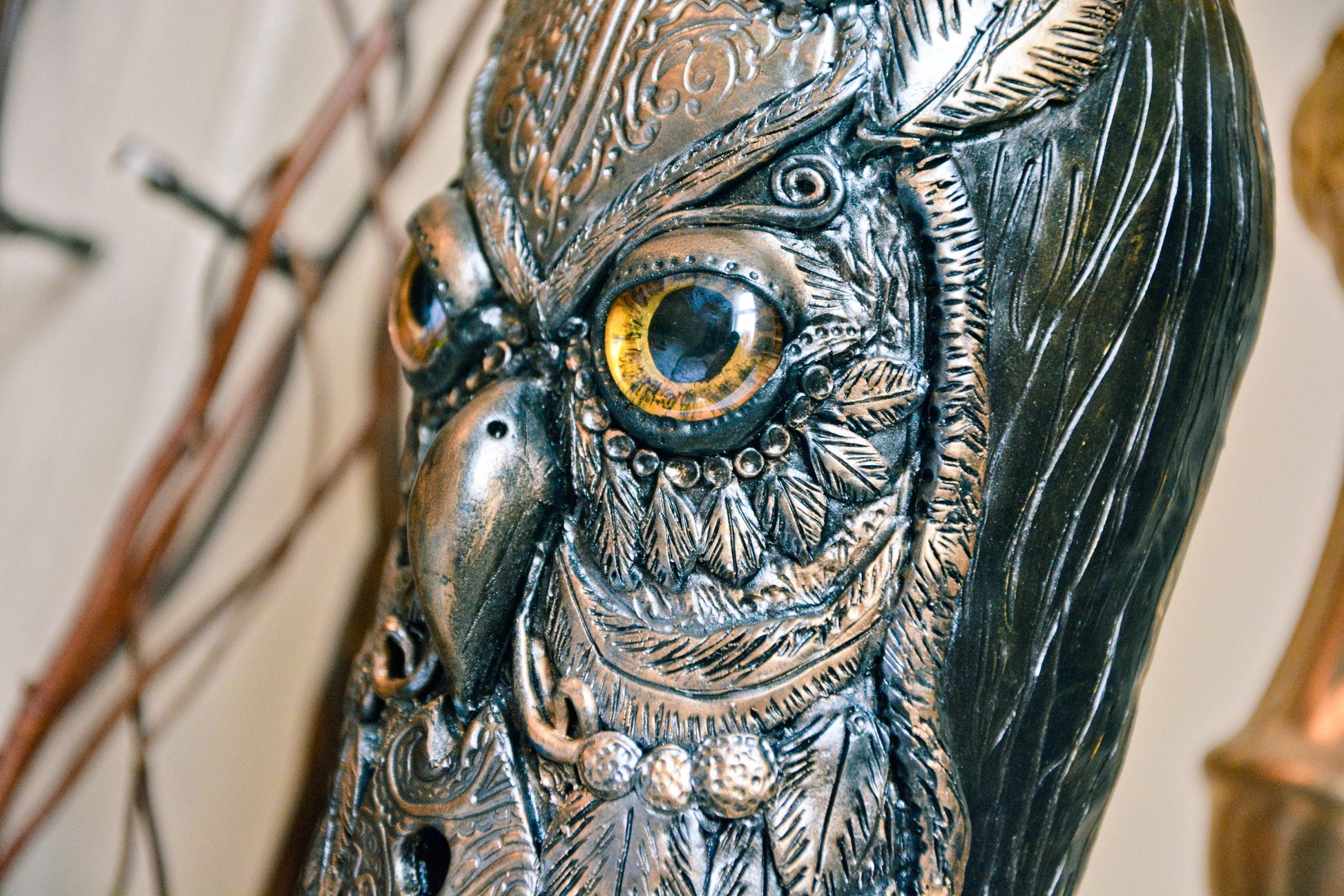 Table lamp | Owl Table lamp | bedside lamp RishStudio