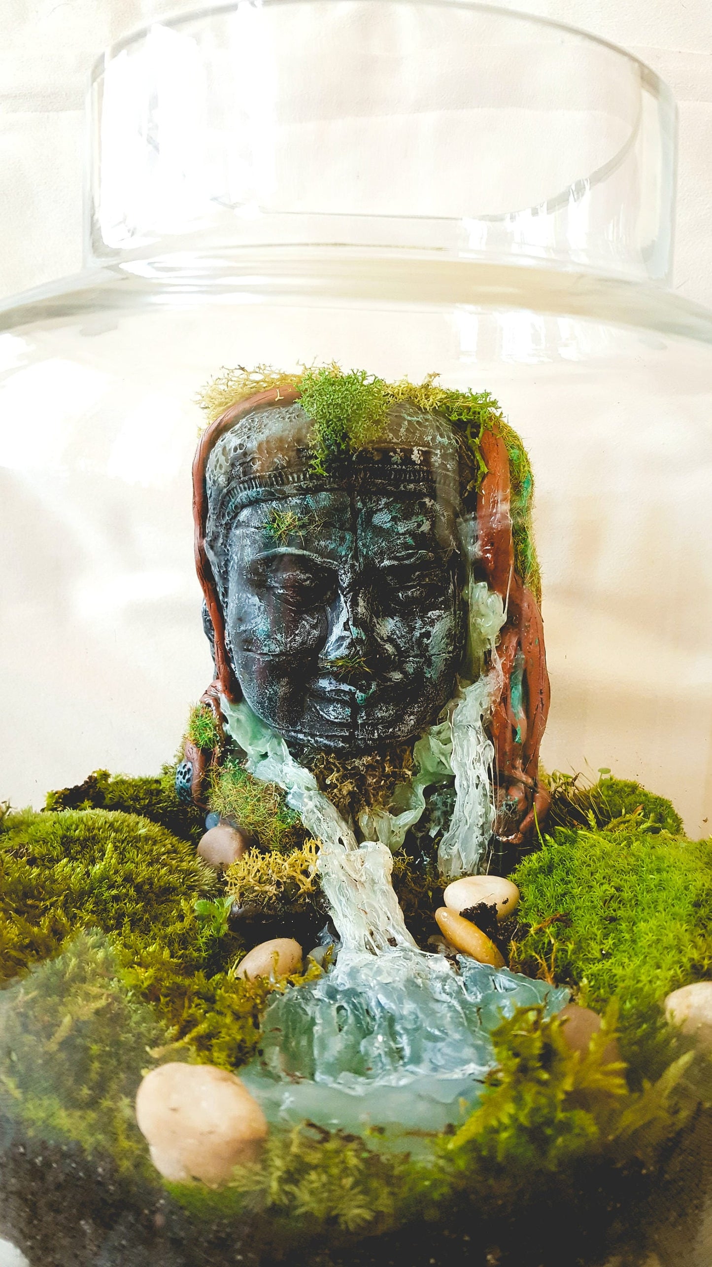 Buddha Terrarium | Terrarium Kit with Glass Container RishStudio
