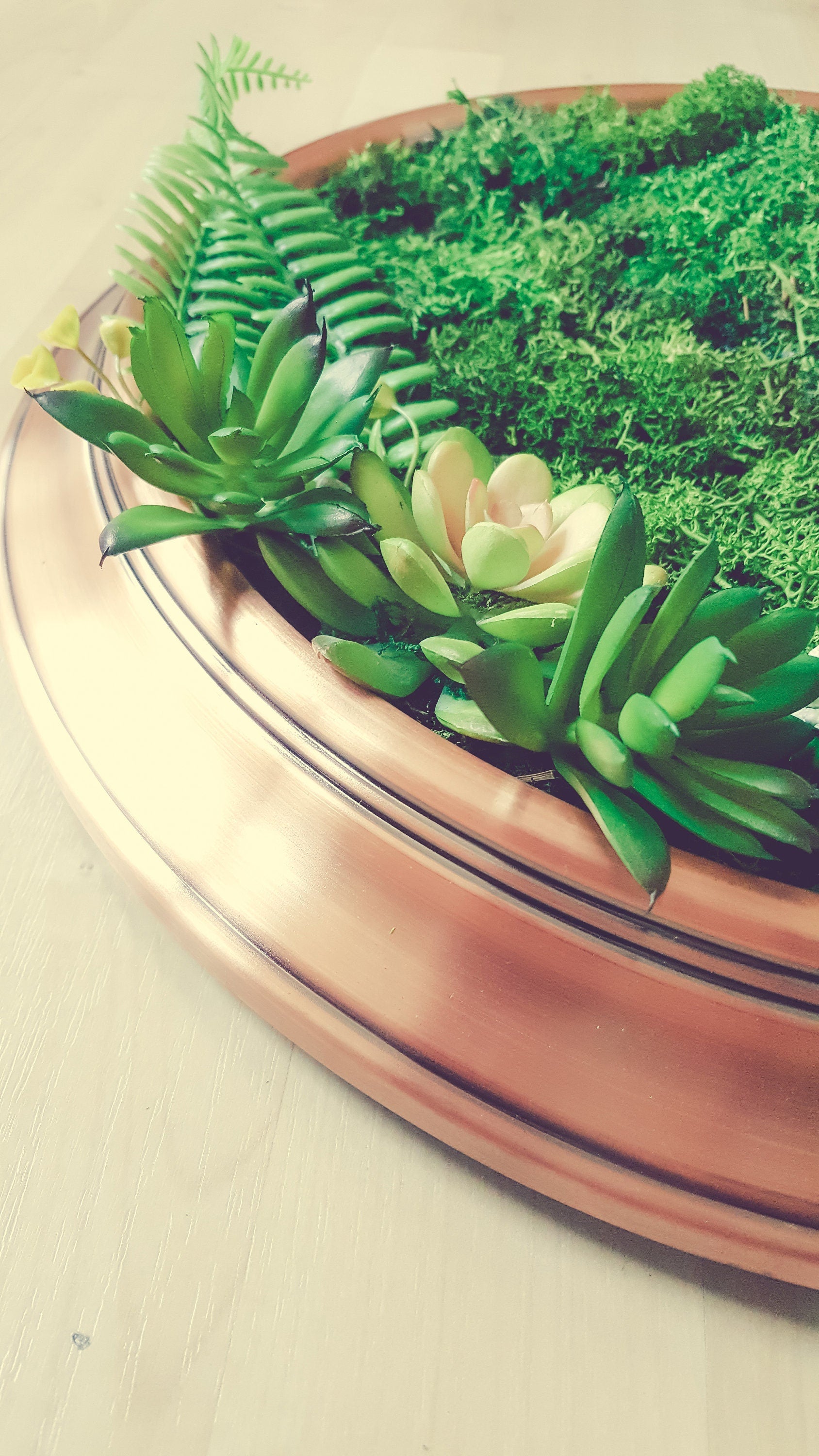 Eco-Friendly Moss Wall Clock – Sustainable Green Decor for Modern Interiors RishStudio