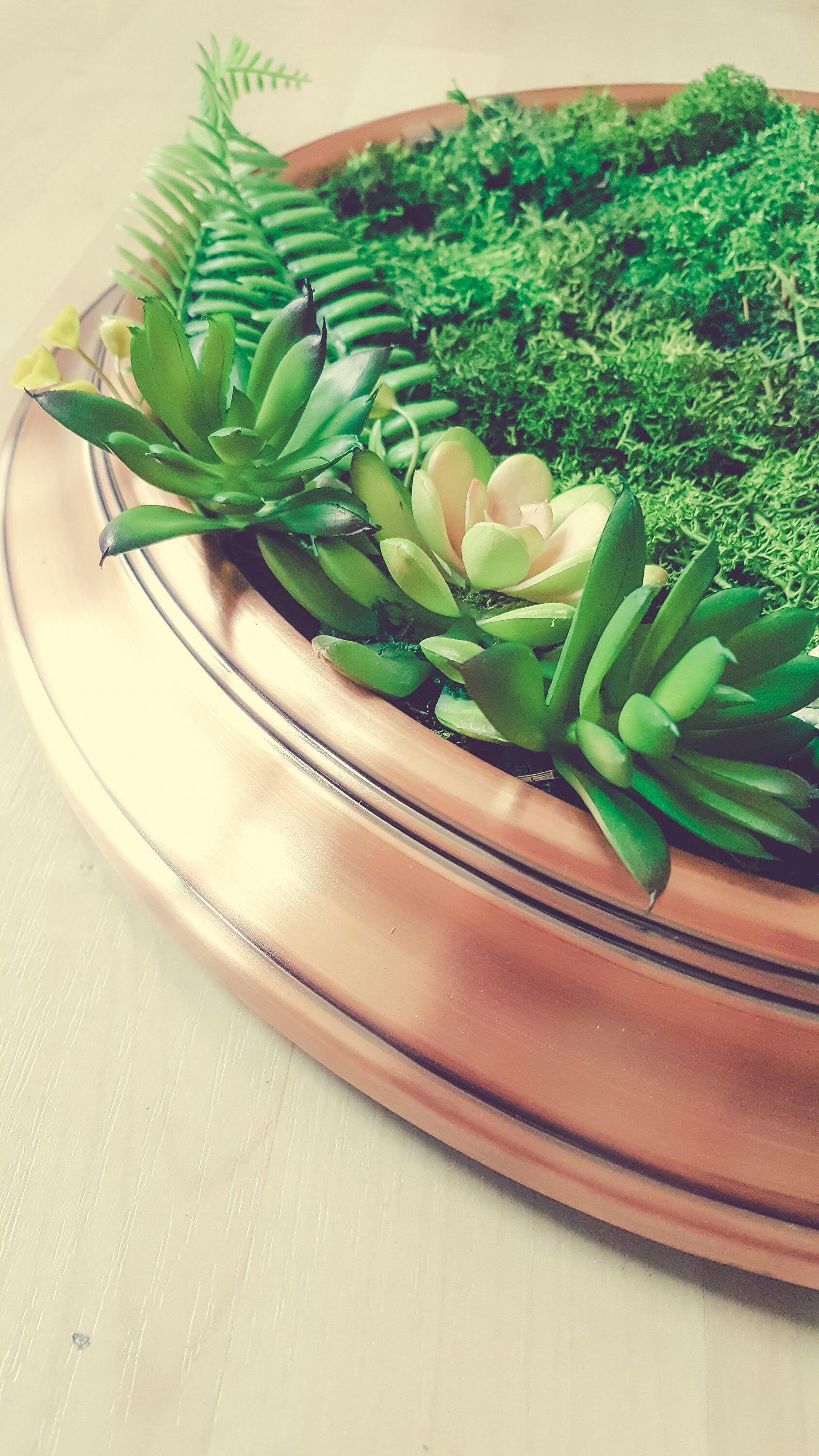 Eco-Friendly Moss Wall Clock – Sustainable Green Decor for Modern Interiors RishStudio