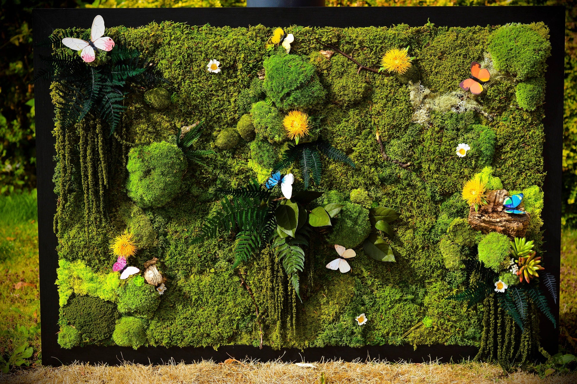 Moss Wall | preserved Moss wall panel | living wall RishStudio