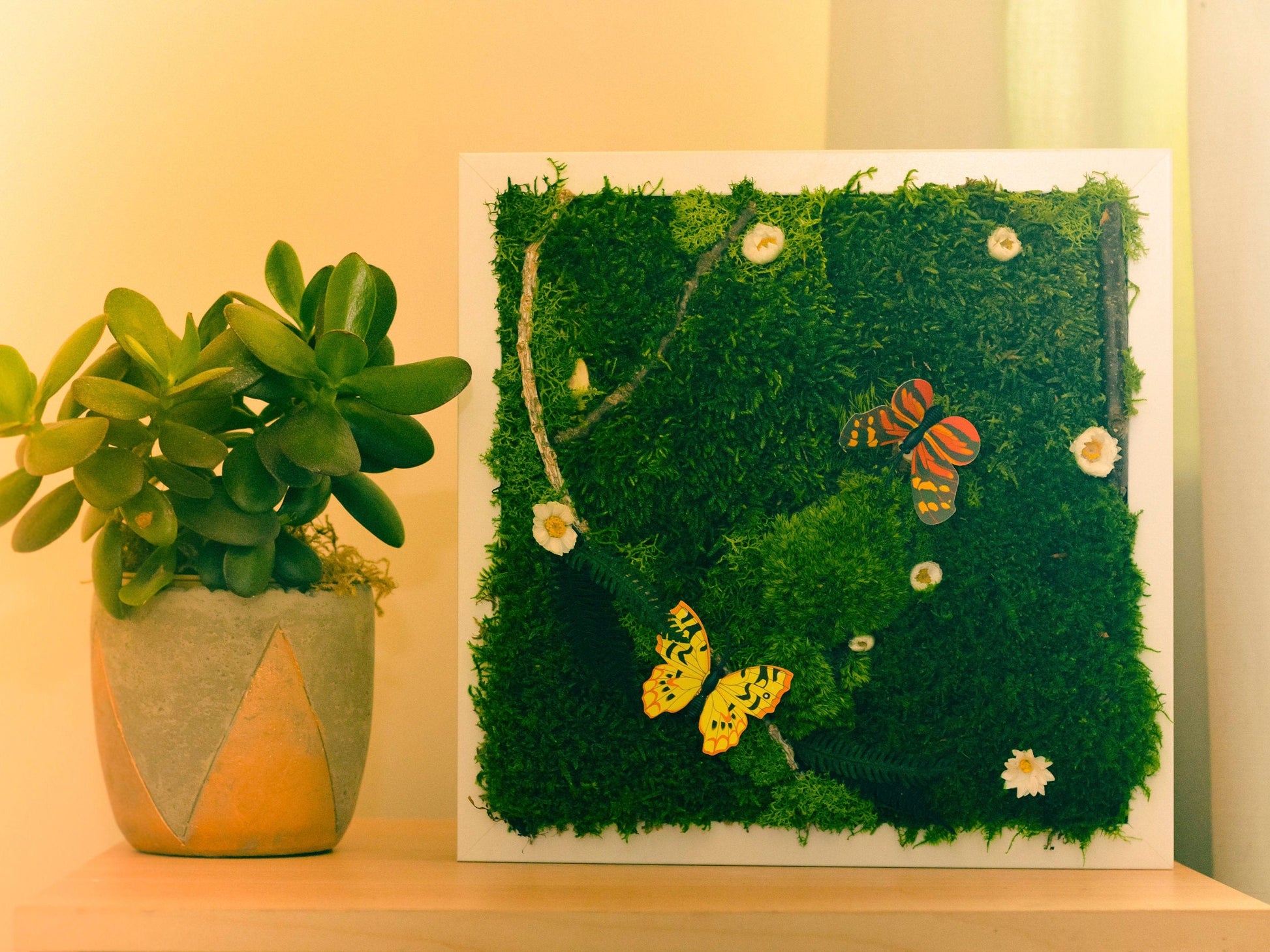 Moss wall art | Living wall | Wall art RishStudio
