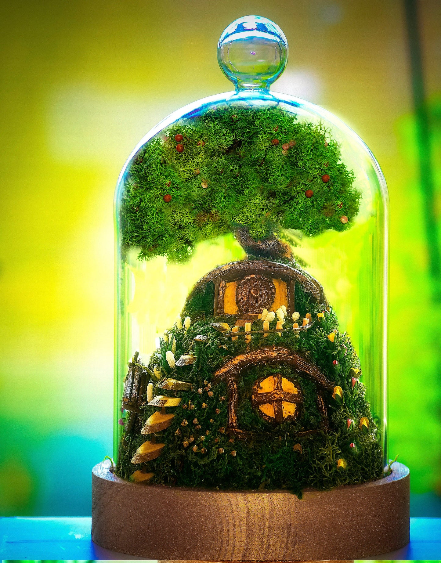 Hobbit Terrarium | Lord of the Rings | The Hobbit | Moss Terrarium RishStudio
