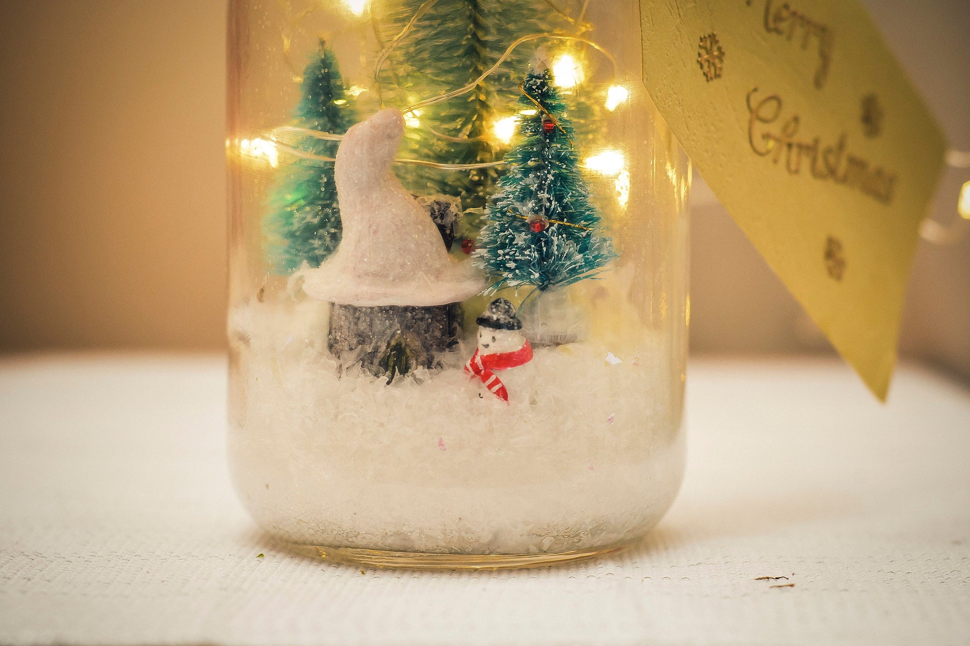 Christmas Mason Jar Light: Winter Wonderland Fairy Lights Christmas Gifts mossartbyrishstudio