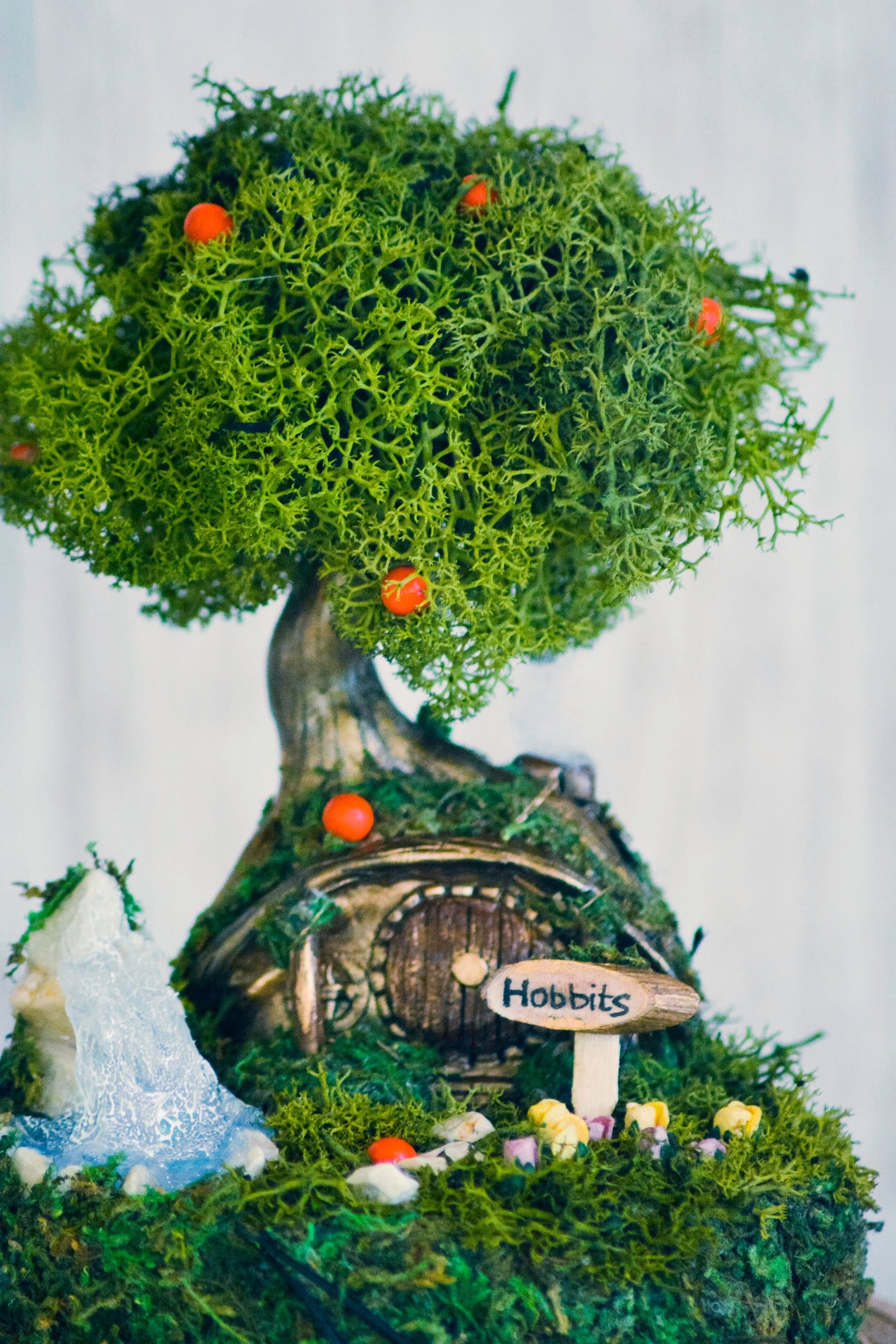 nchanted Fairy Garden Terrarium with Preserved Moss Tree – Dome Glass Miniature Woodland Scene – Handmade Cottagecore Decor – Unique Gift for Nature Lovers mossartbyrishstudio