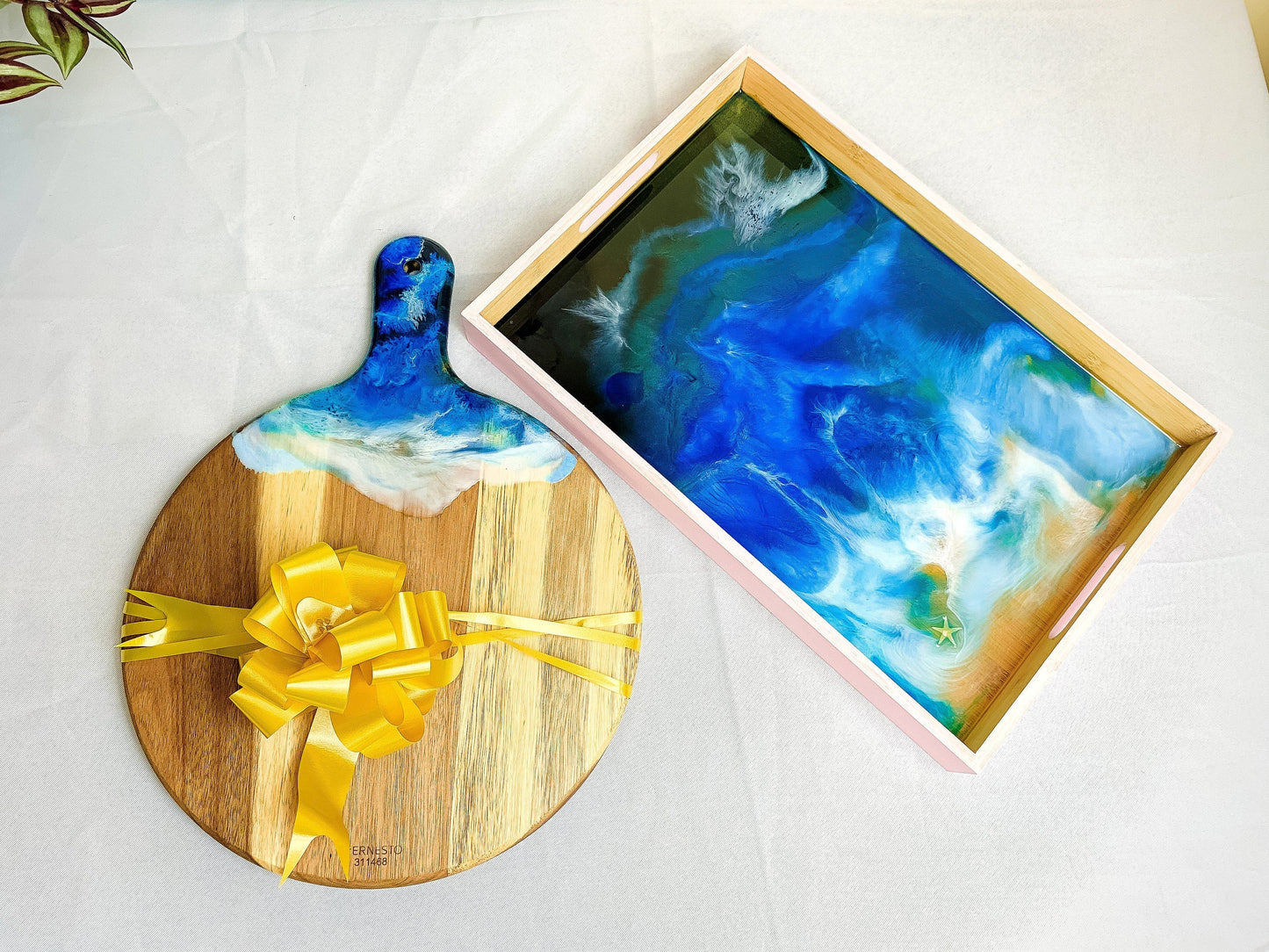 Cheese Board | Resin Chopping Board | Ocean Cheese Board RishStudio