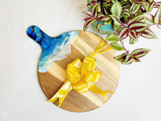Cheese Board | Resin Chopping Board | Ocean Cheese Board RishStudio