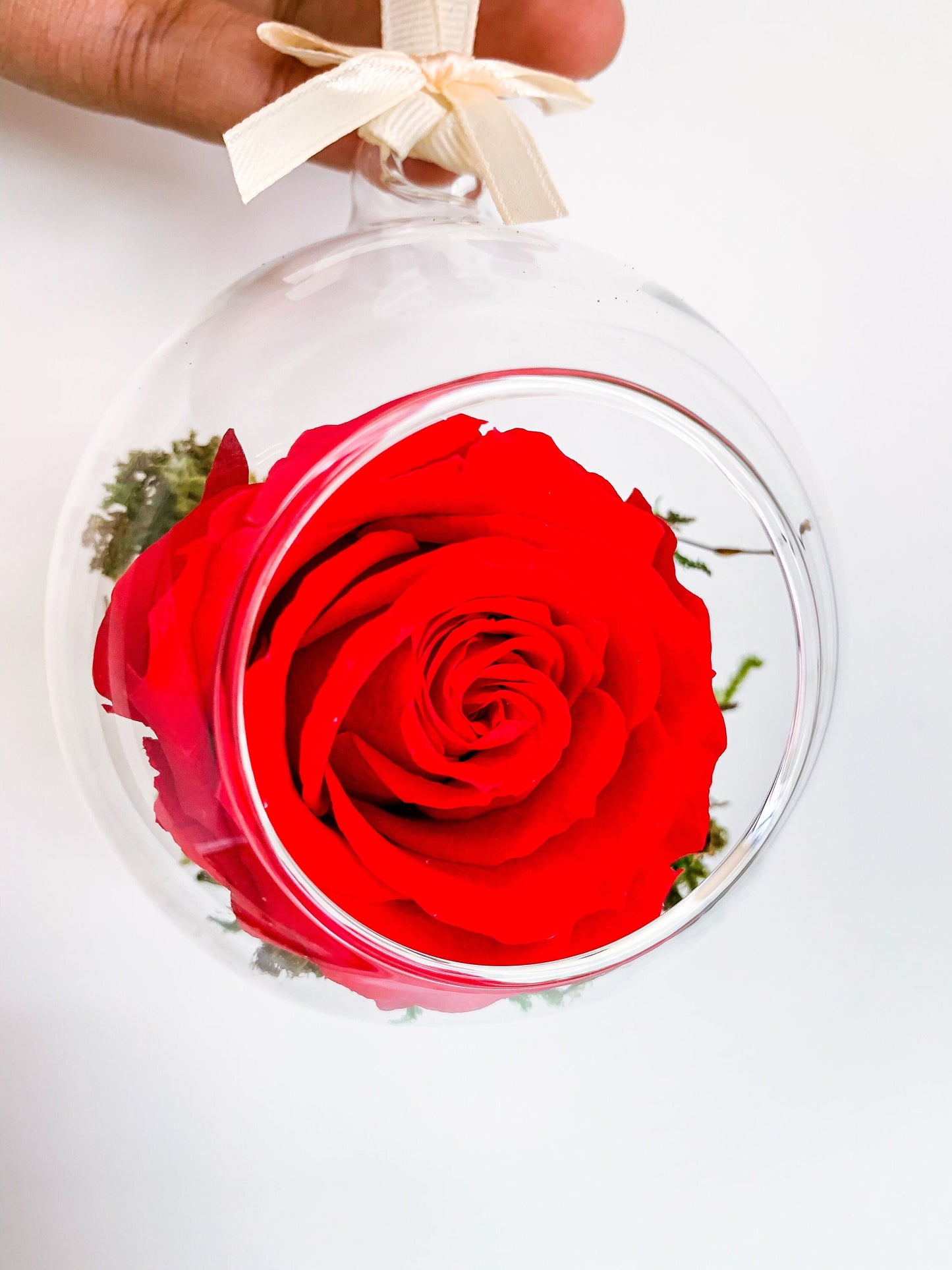 Christmas Baubles | Floral Christmas decorations | Filled Christmas Baubles RishStudio