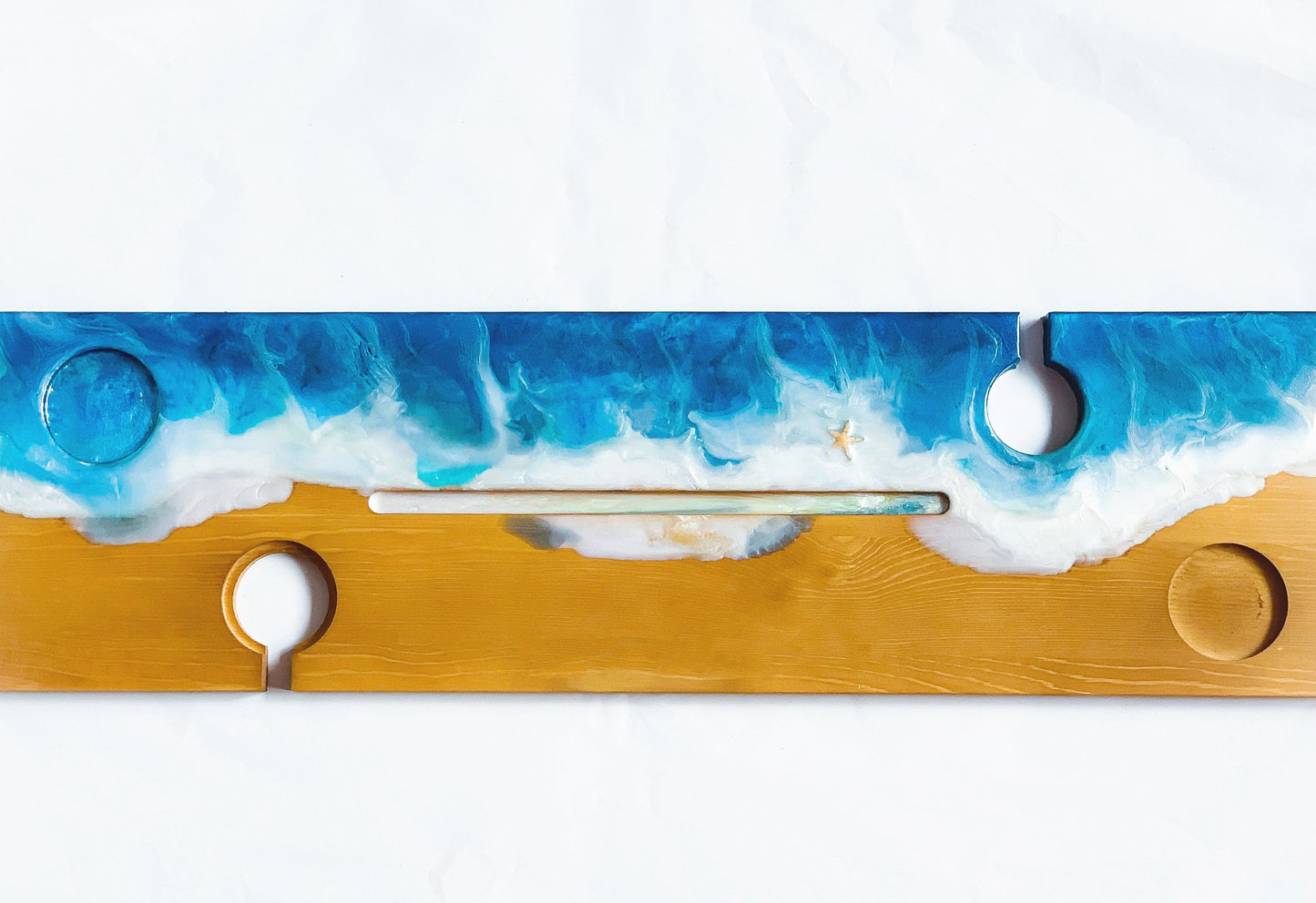 Bath Tray | Wood Bathtub Tray | Bath Shelf mossartbyrishstudio
