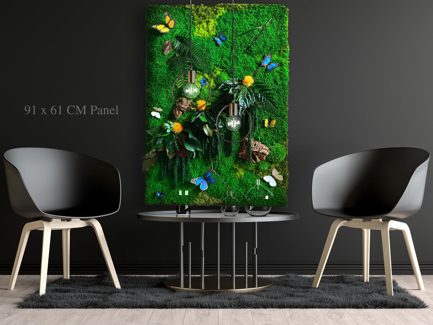 Moss Wall | preserved Moss wall panel | living wall RishStudio