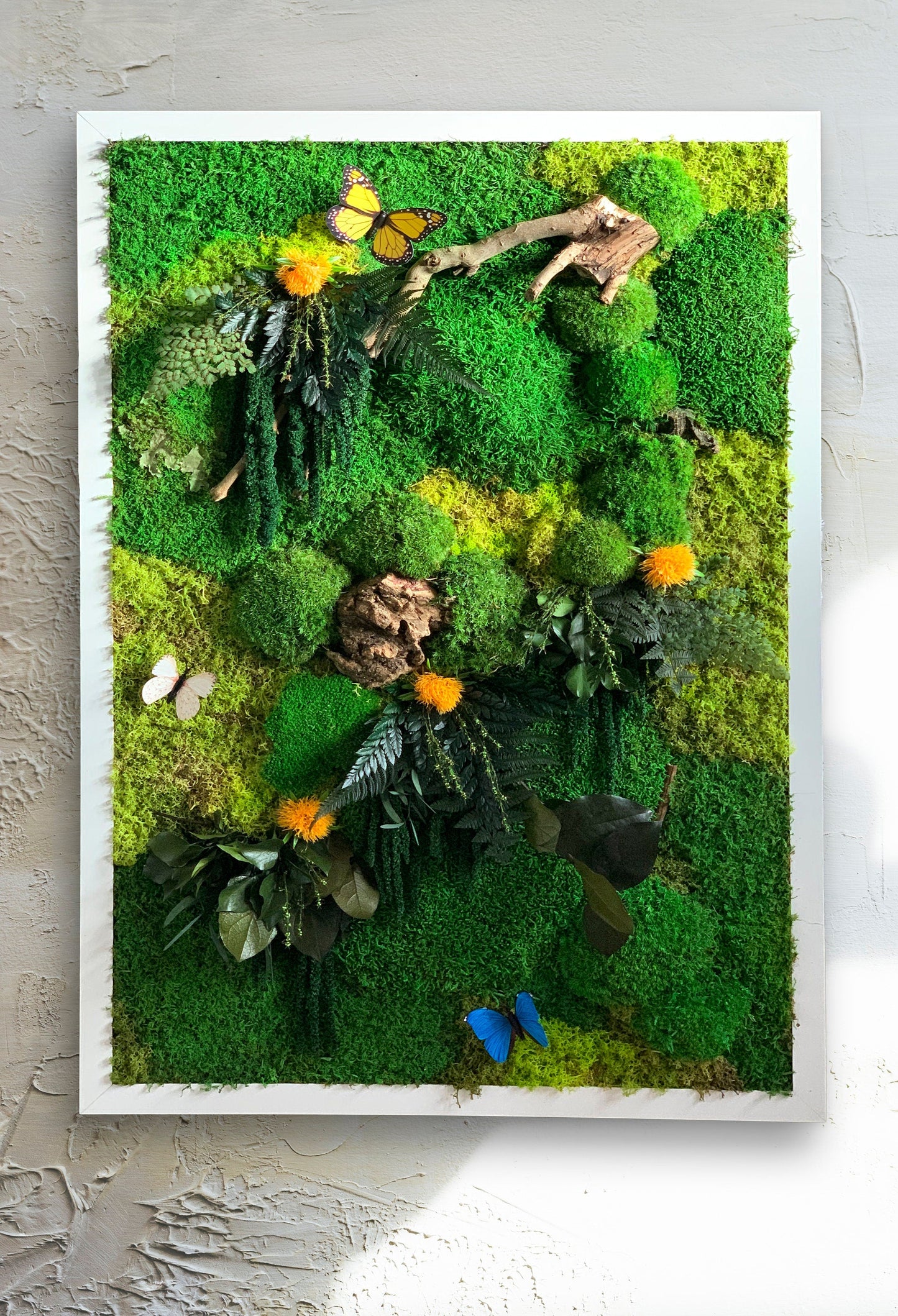 Moss Wall | preserved Moss wall panel | living wall RishStudio