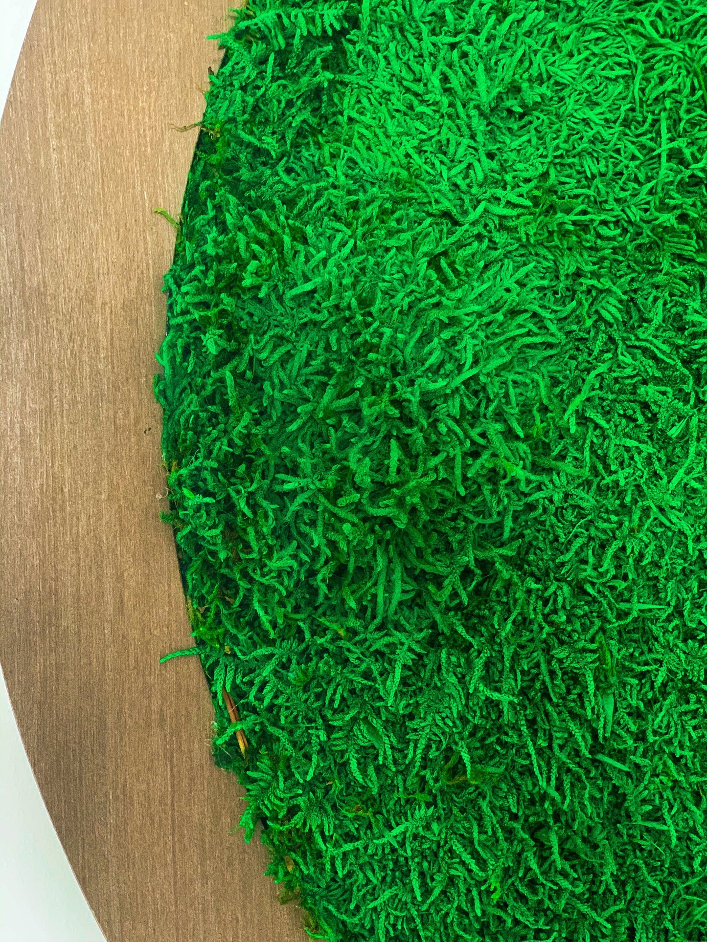 Large wooden wall clock | Oversized wooden Clock | Moss wall Clock mossartbyrishstudio