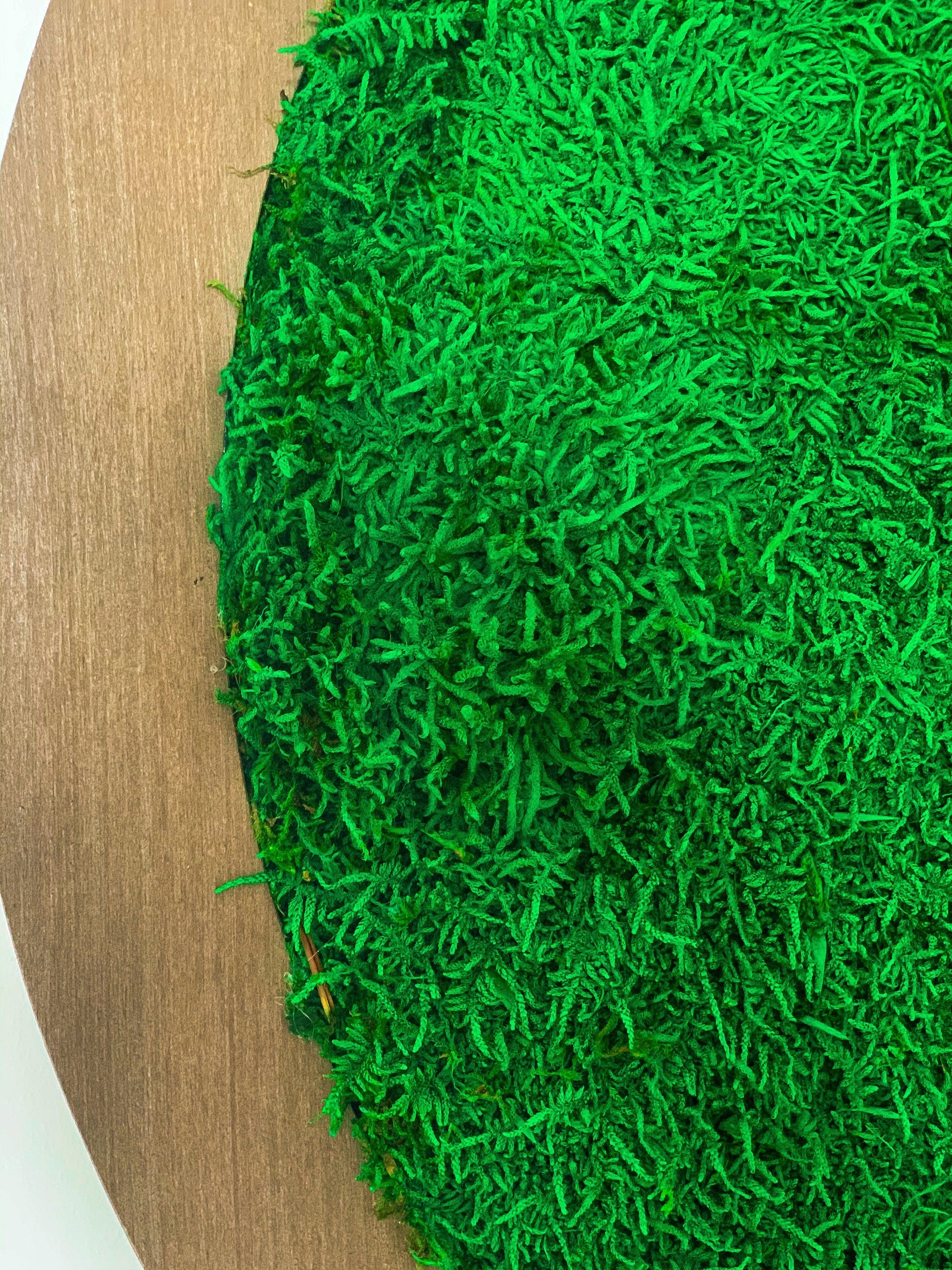 Large wooden wall clock | Oversized wooden Clock | Moss wall Clock mossartbyrishstudio