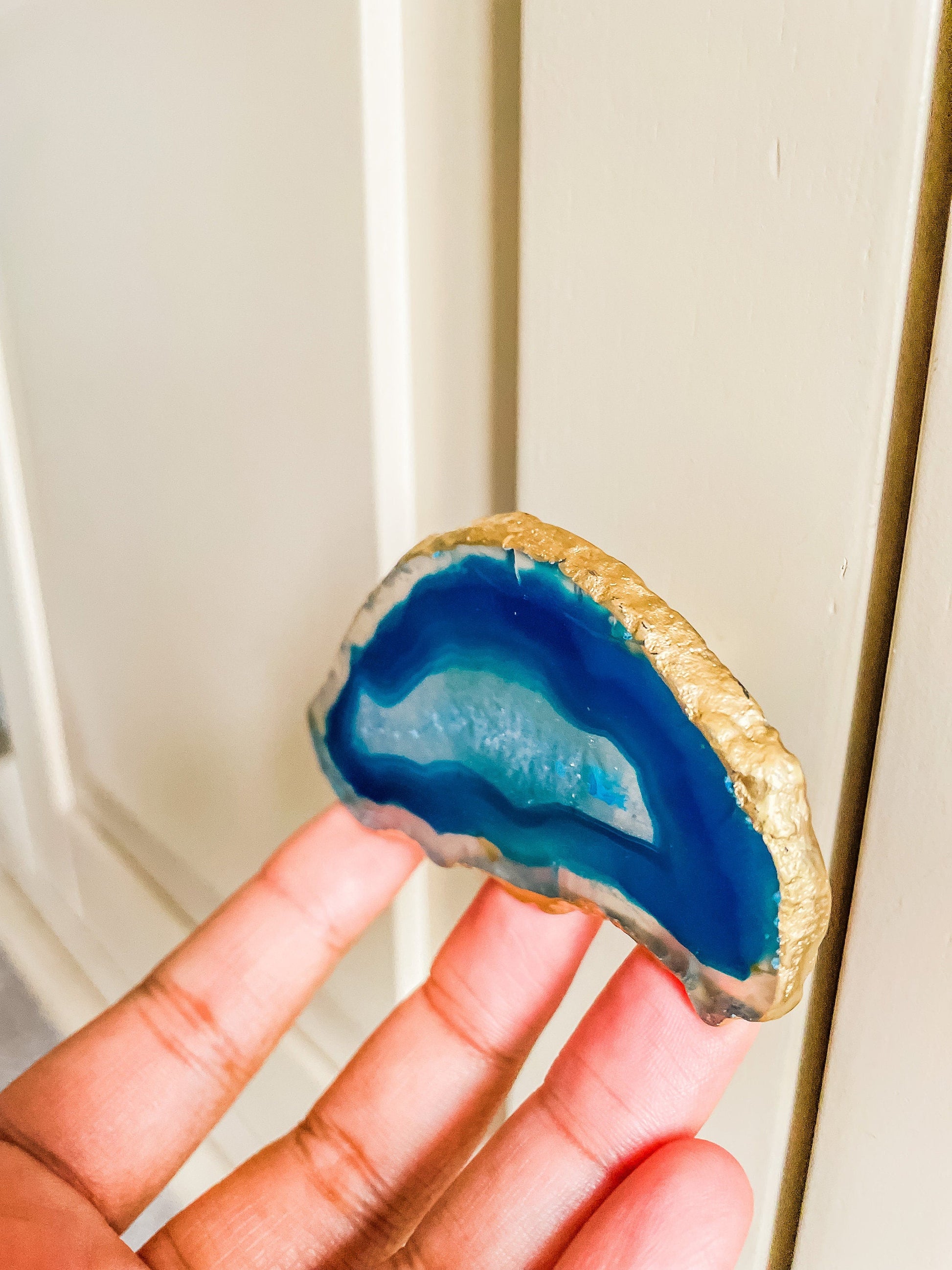 Brass Cabinet Closet Drawer Knobs Set of 6 mossartbyrishstudio