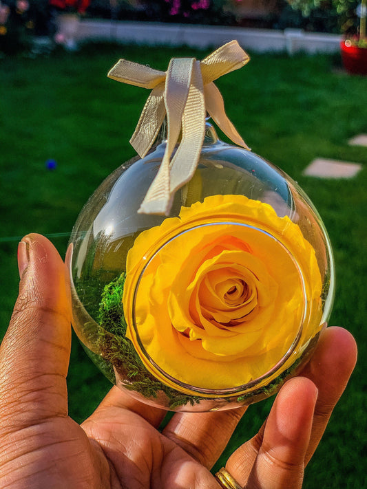 Christmas Baubles | Floral Christmas decorations | Filled Christmas Baubles RishStudio