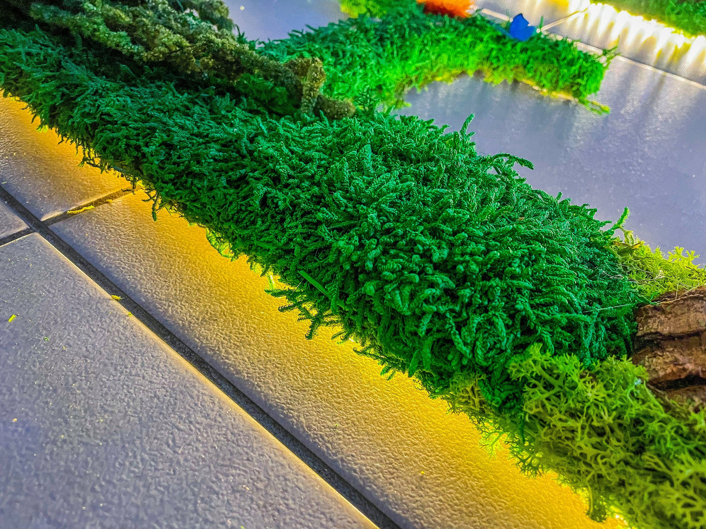 Custom Backlit Wall Letters | Moss Letters logo With Light | RishStudio mossartbyrishstudio