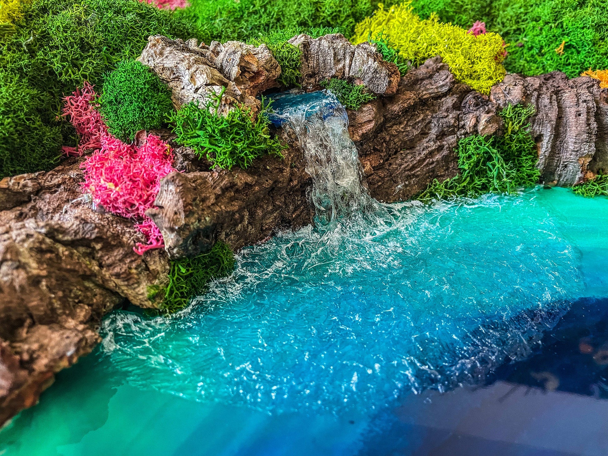 Moss Art | Ocean Wall Art | Moss Wall | Preserved Moss art mossartbyrishstudio