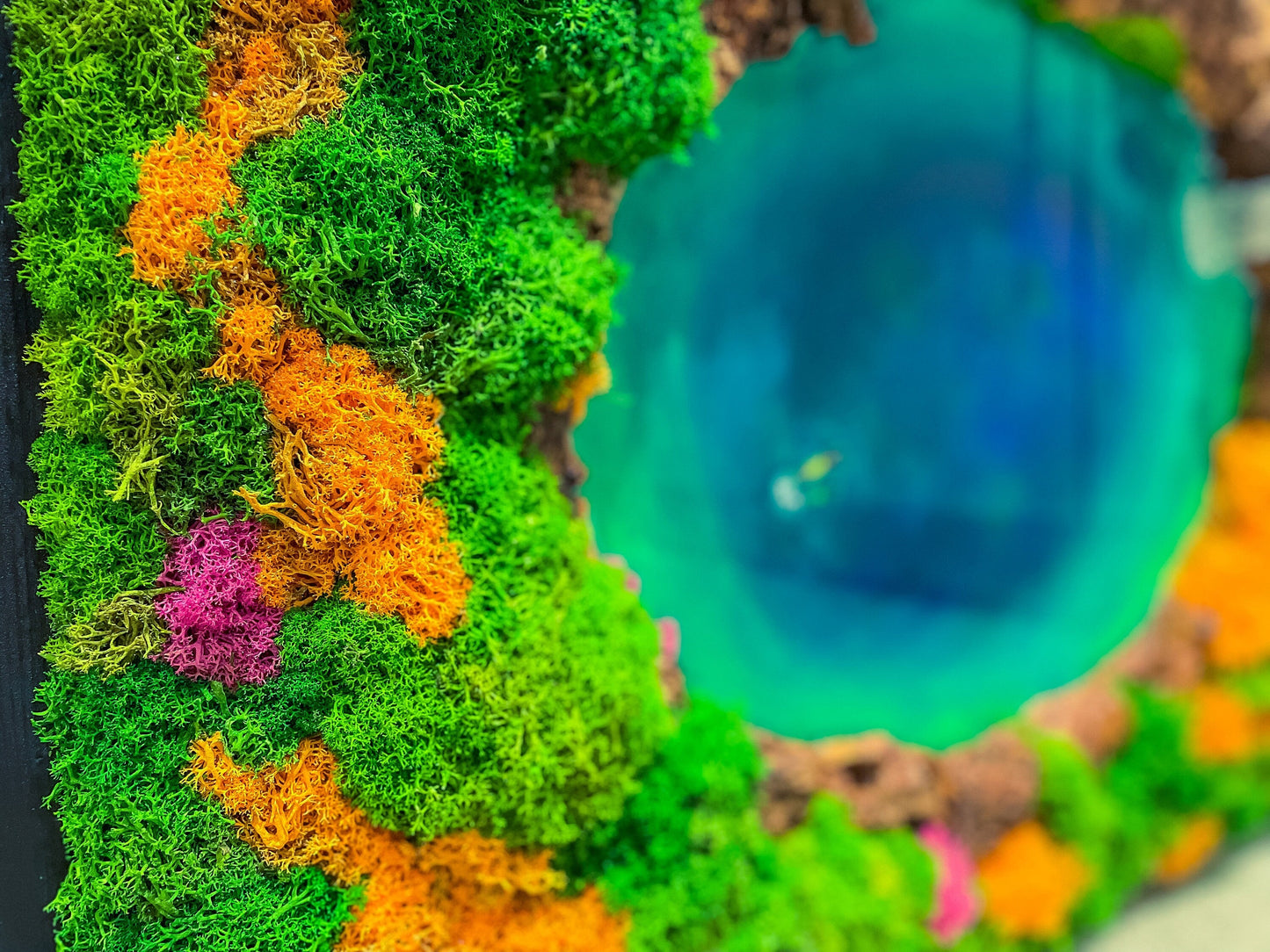 Ocean Wall Art | Seascape and Moss wall Art | RishStudio mossartbyrishstudio