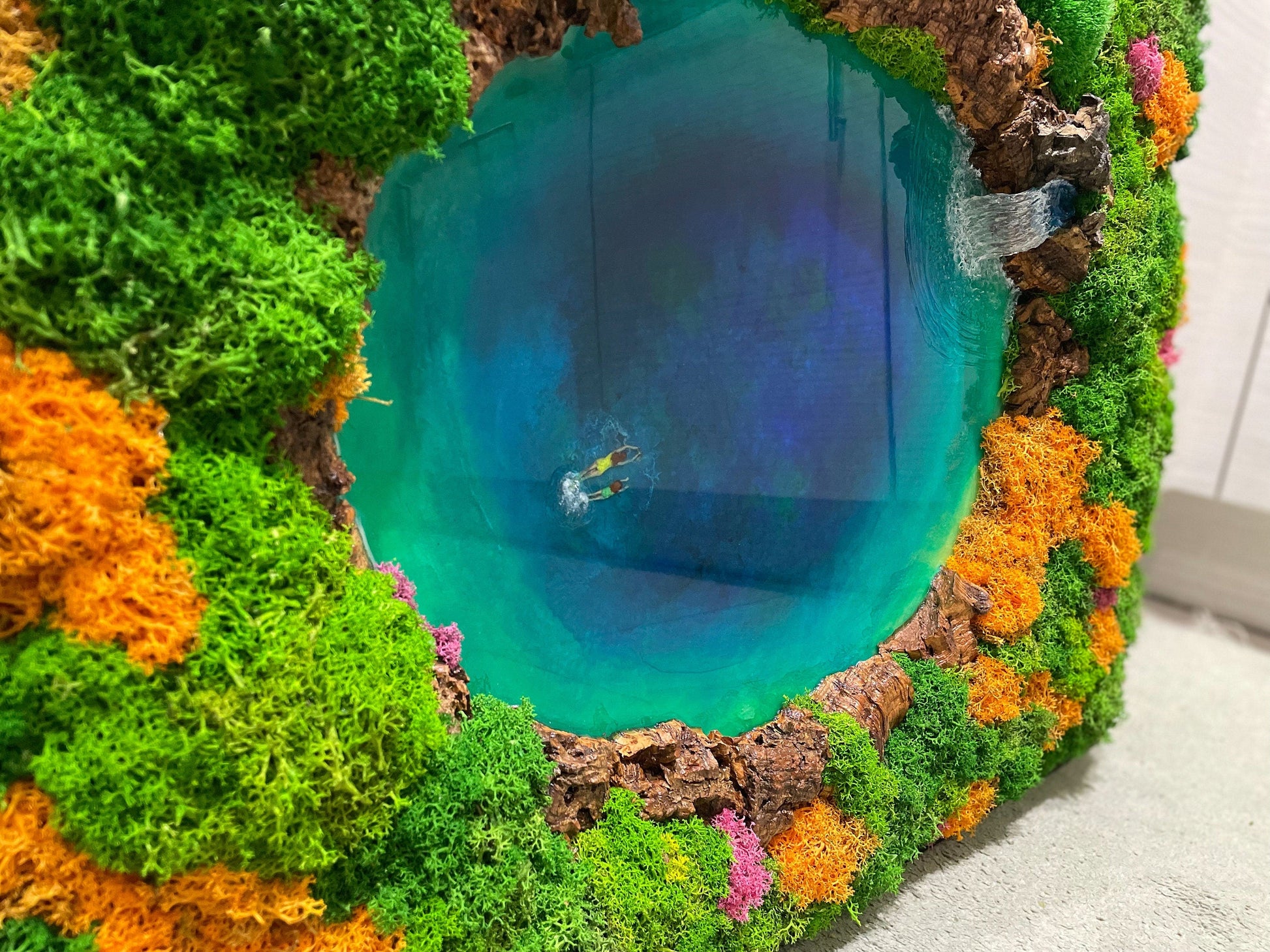 Ocean Wall Art | Seascape and Moss wall Art | RishStudio mossartbyrishstudio