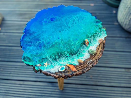 Plant Stand Bohemian Sustainable Natural Wooden Legs mossartbyrishstudio