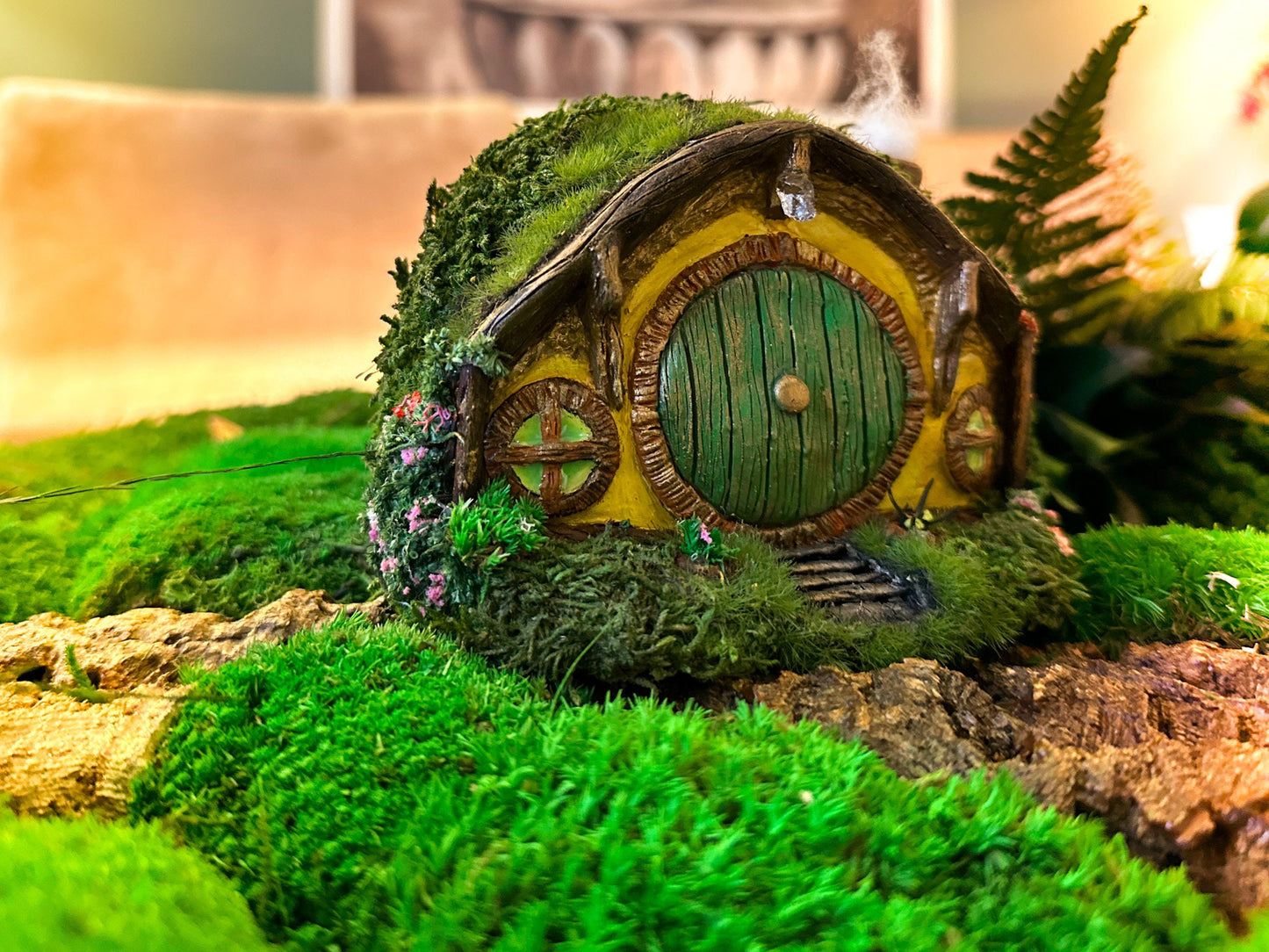 Hobbit Terrarium, Hobbit House, Hobbit Hole, Personalized Chirstmas Lord of the rings, Gifts for Him, Hobbit Door, book nook, Home Decor mossartbyrishstudio