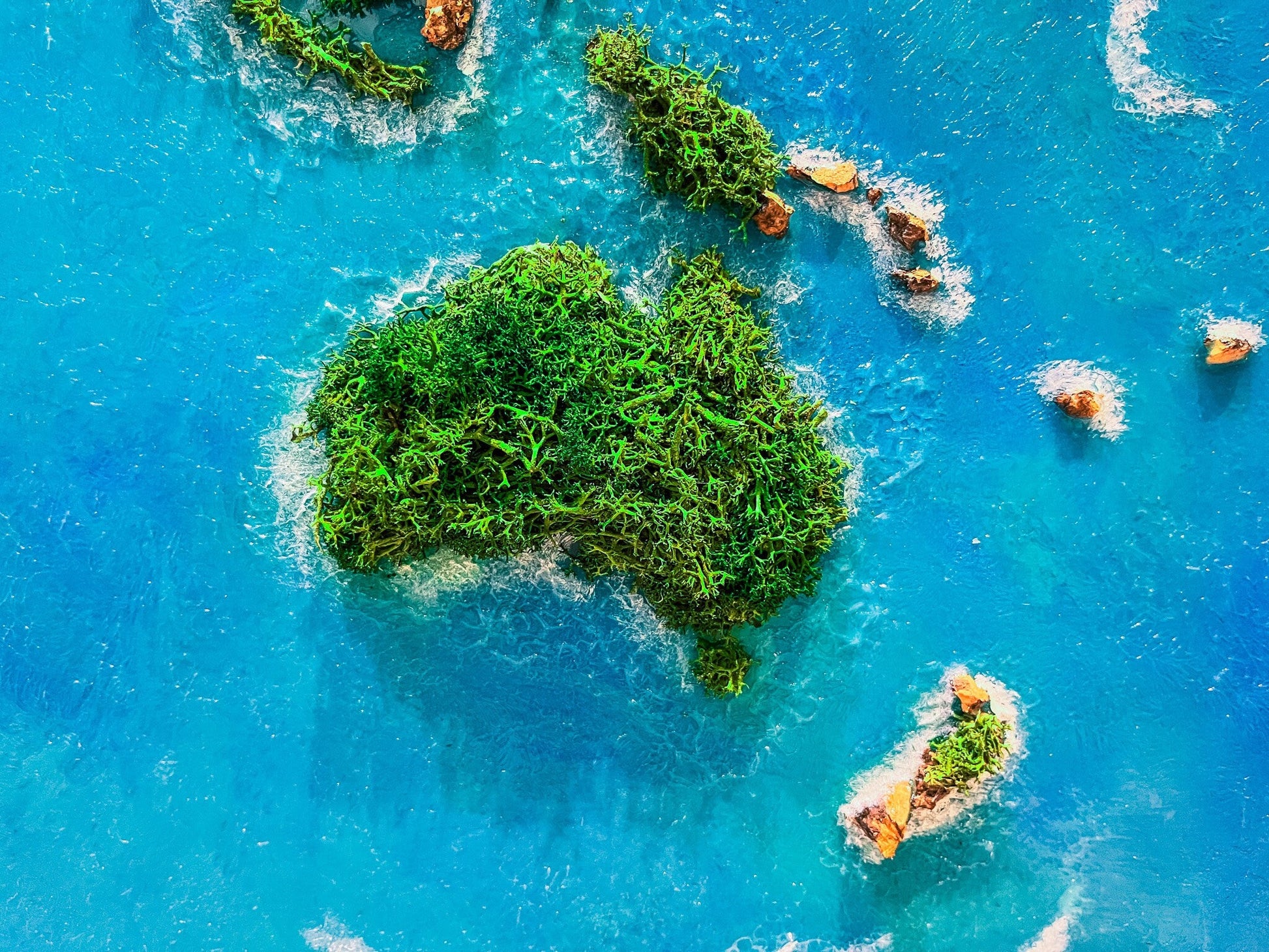 Moss World Map Wall Art | 3D Botanical Earth Map | Preserved Moss Wall Decor | Eco-Friendly Living Wall Art | Nature-Inspired Home Decor mossartbyrishstudio