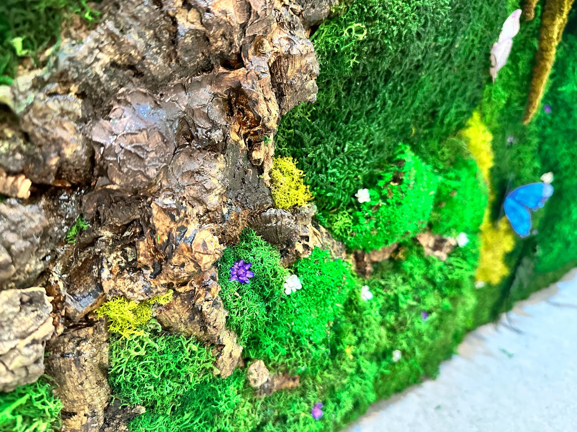 Biophilic Home Decoration | Preserved Stabilized Moss Wall Decor| Tree of Life | RishStudio mossartbyrishstudio