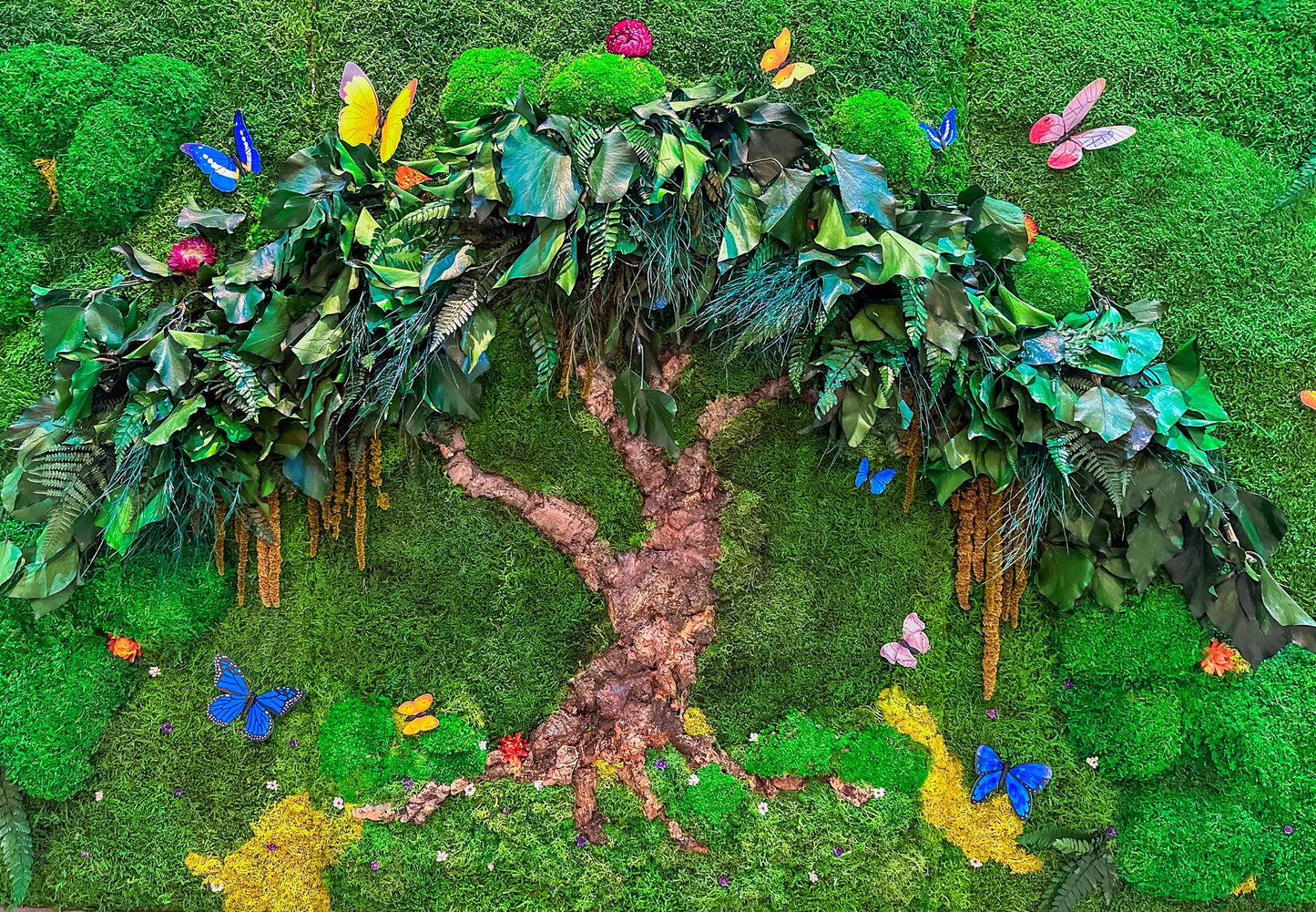 Biophilic Home Decoration | Preserved Stabilized Moss Wall Decor| Tree of Life | RishStudio mossartbyrishstudio