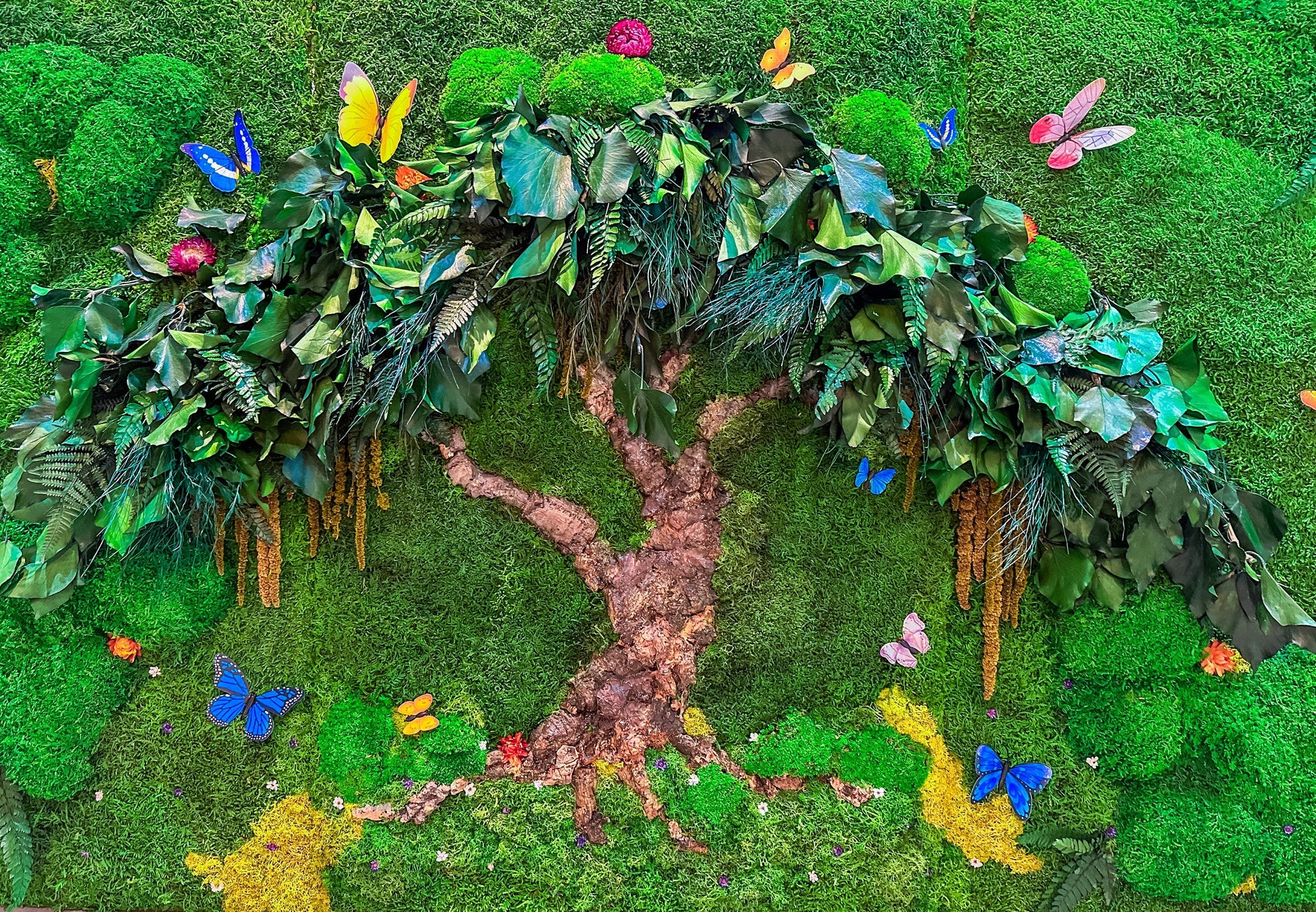 Biophilic Home Decoration | Preserved Stabilized Moss Wall Decor| Tree of Life | RishStudio mossartbyrishstudio