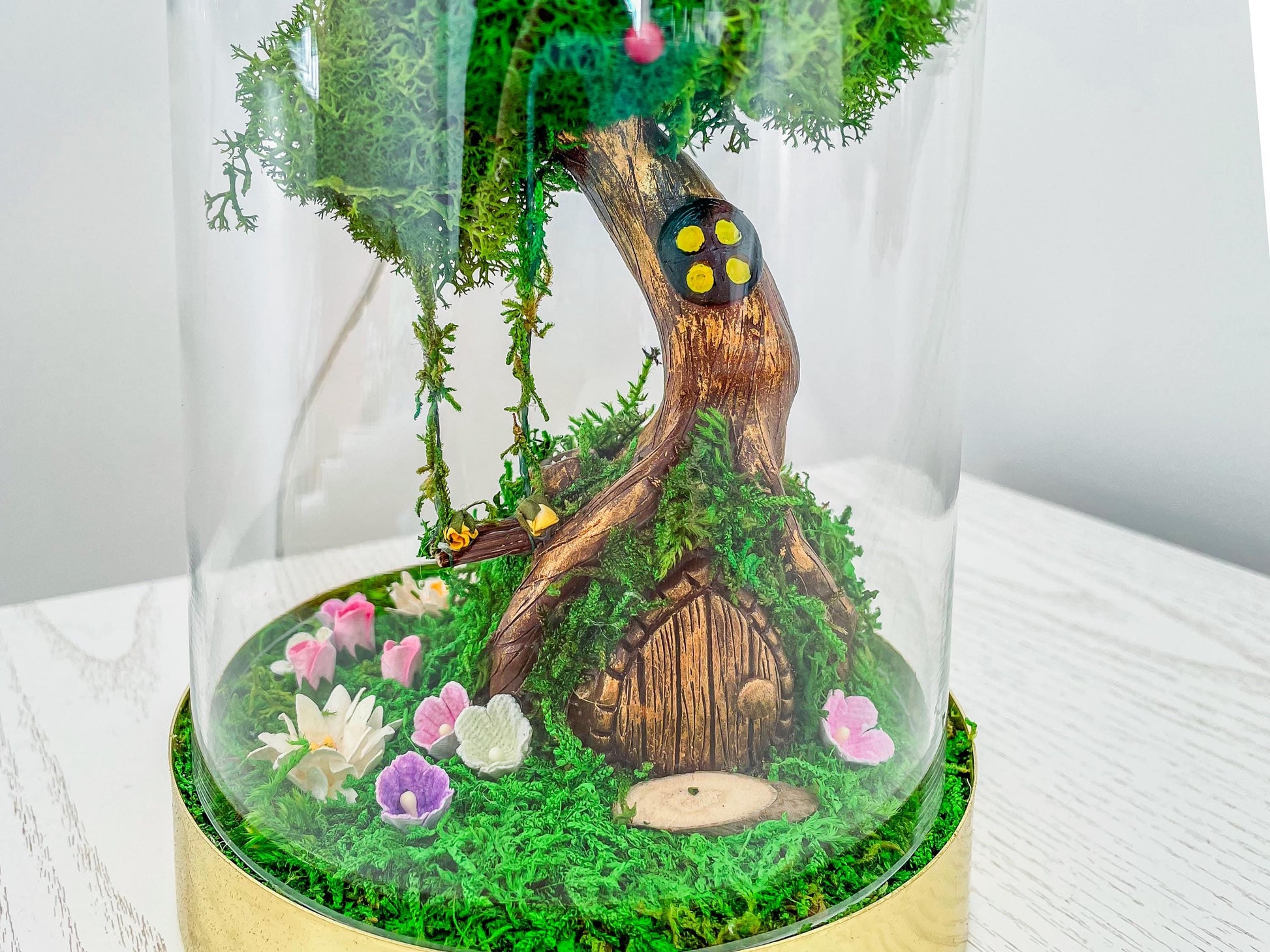 Rustic Table Lamp | Fairy Garden Table Light | Desk Lamp RishStudio