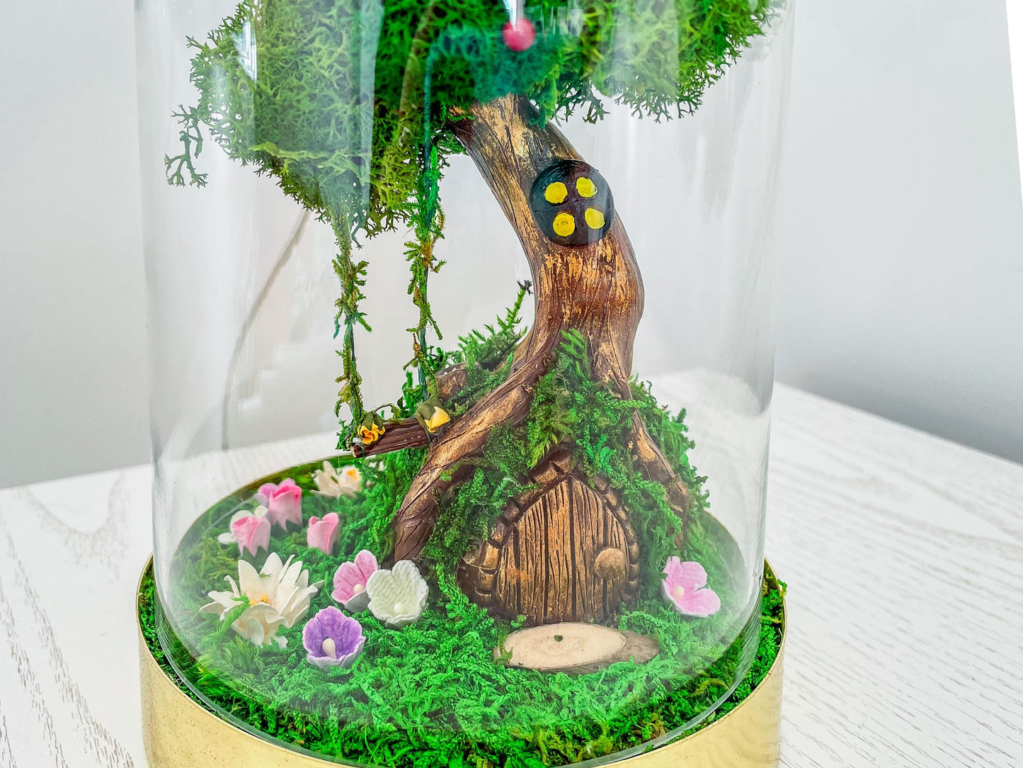 Rustic Table Lamp | Fairy Garden Table Light | Desk Lamp RishStudio