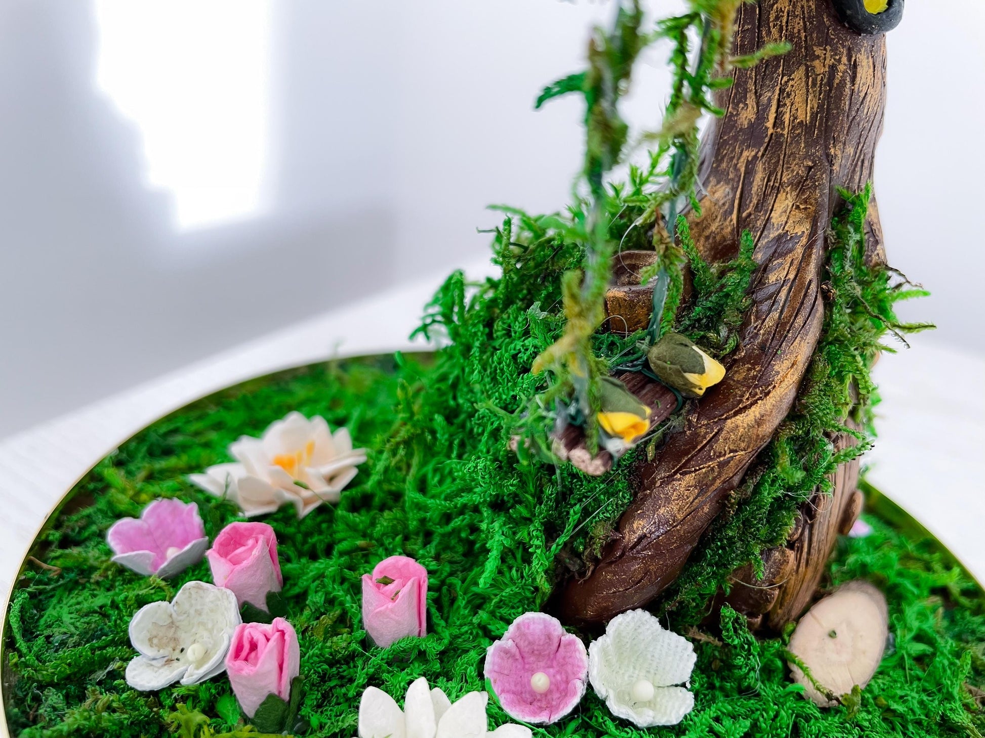 Rustic Table Lamp | Fairy Garden Table Light | Desk Lamp RishStudio