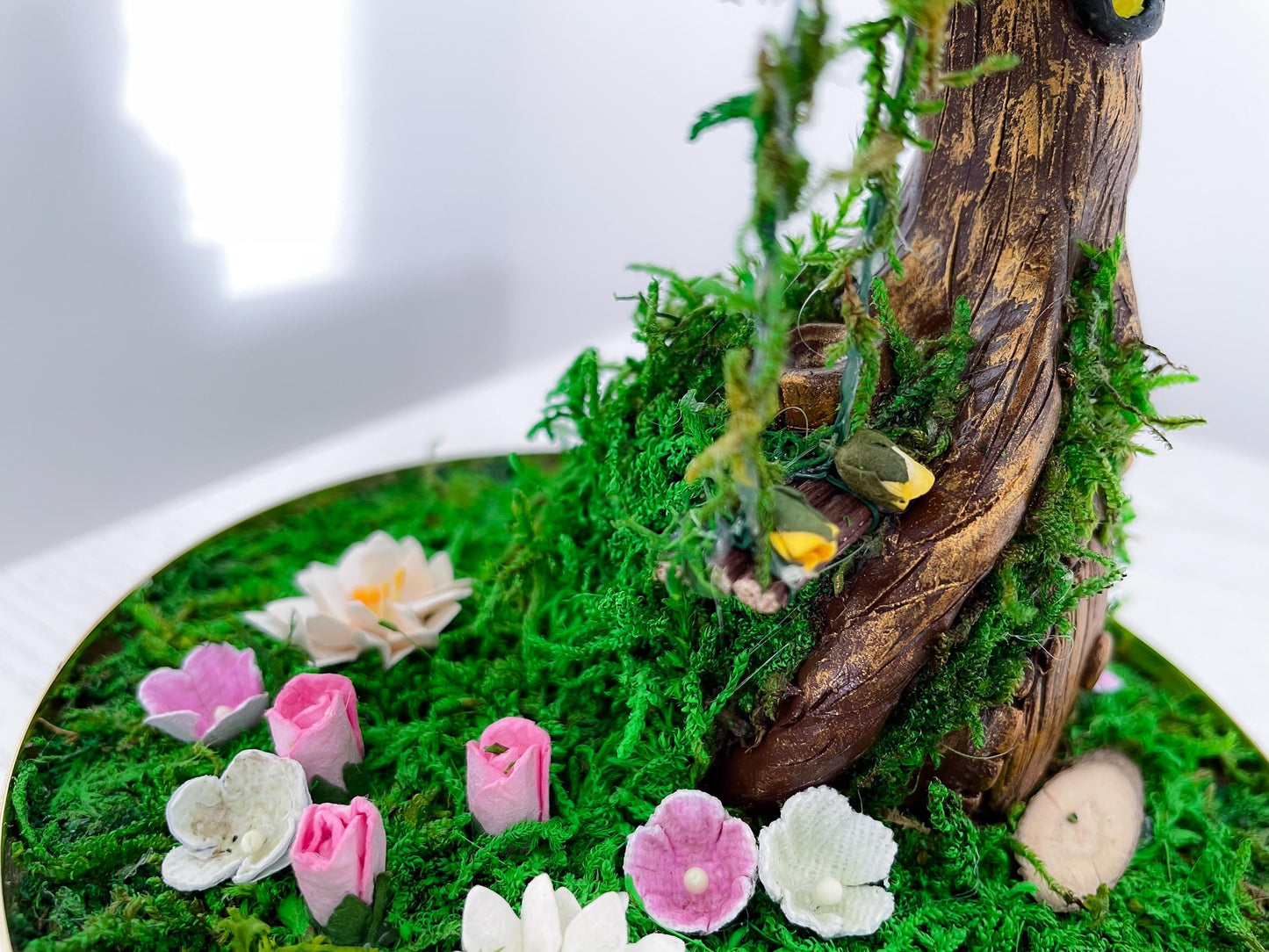 Rustic Table Lamp | Fairy Garden Table Light | Desk Lamp RishStudio