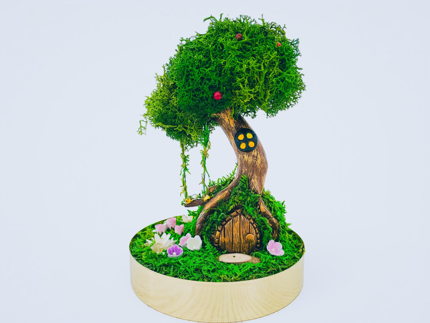 Rustic Table Lamp | Fairy Garden Table Light | Desk Lamp RishStudio