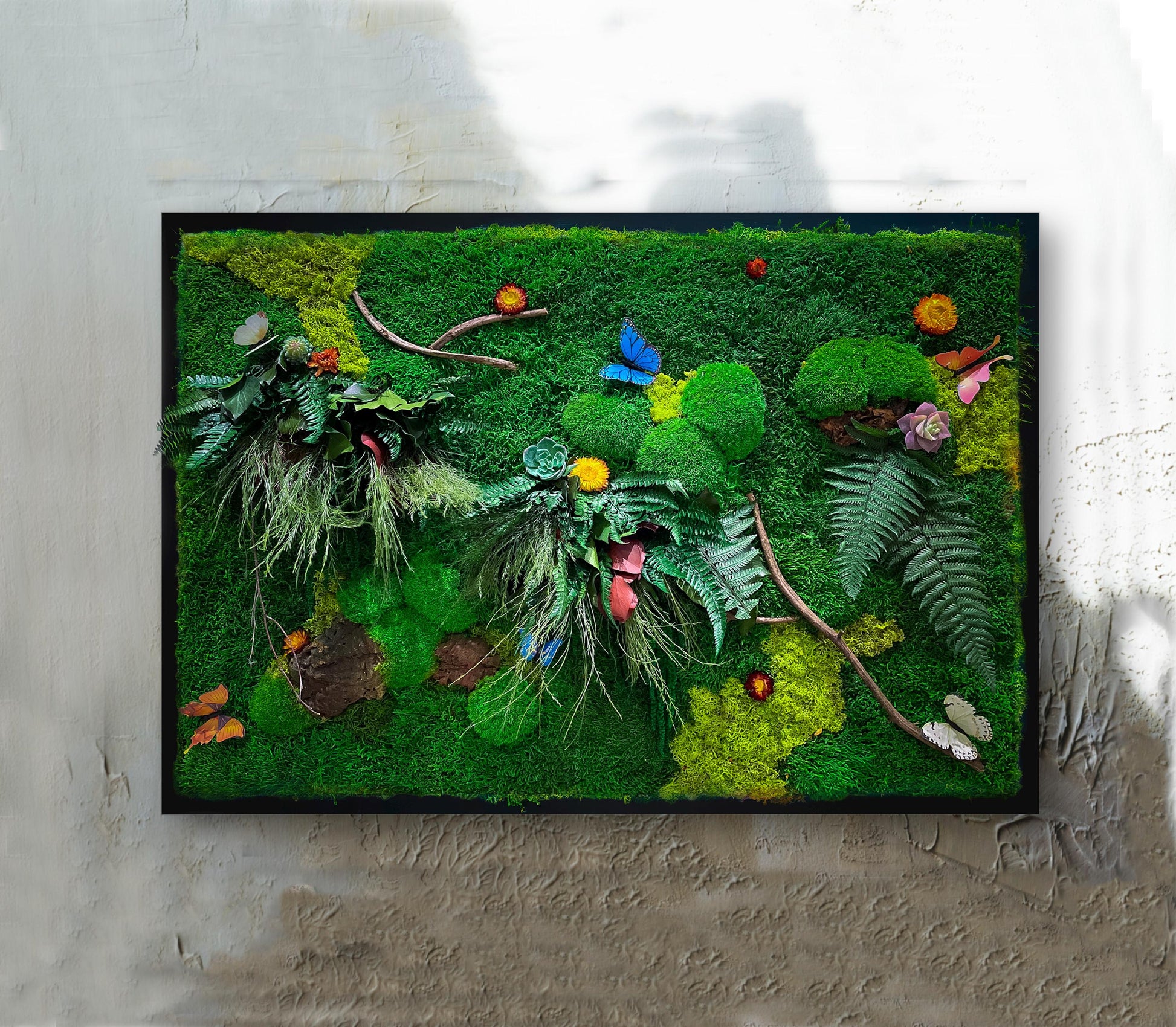 Moss Wall | preserved Moss wall panel | living wall RishStudio