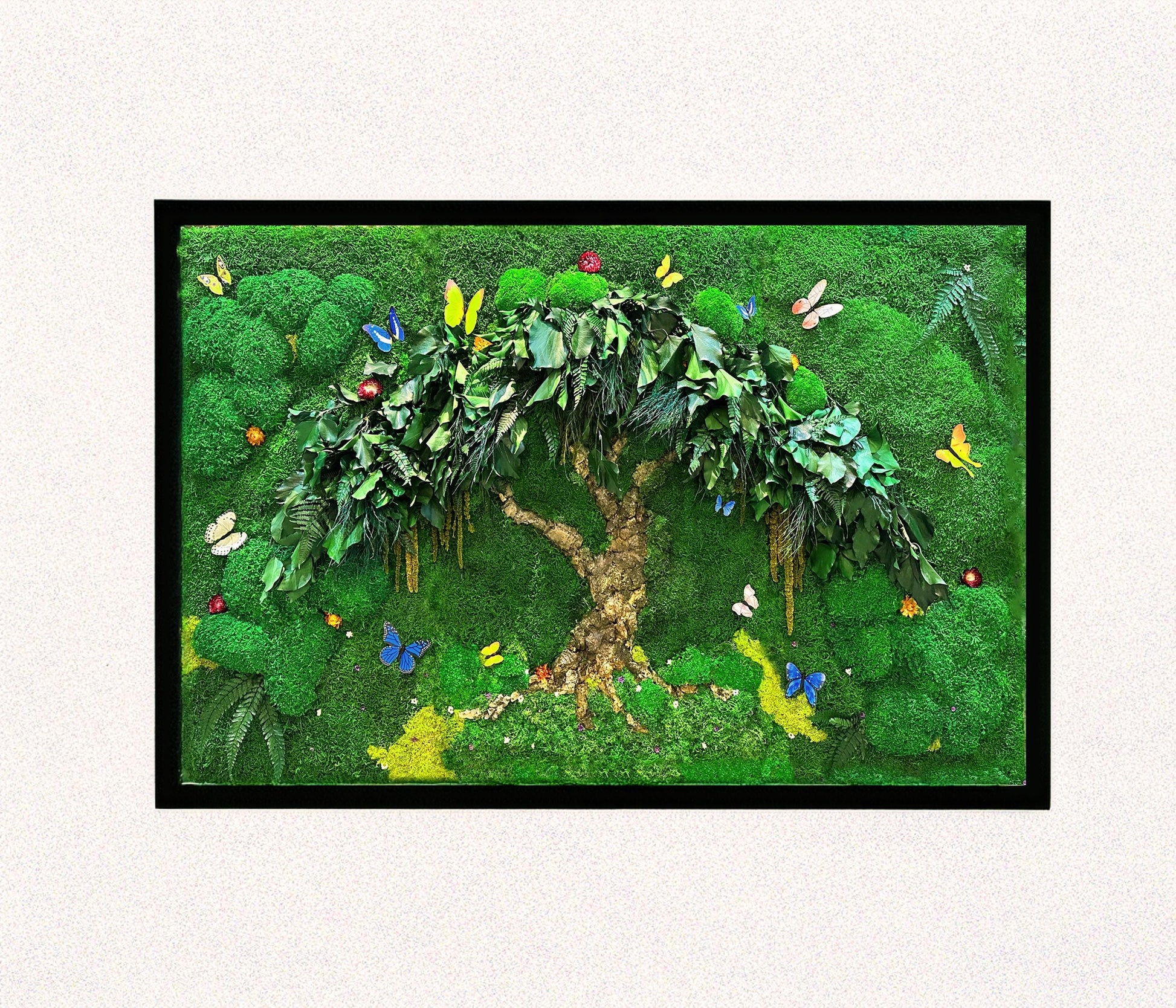 Biophilic Home Decoration | Preserved Stabilized Moss Wall Decor| Tree of Life | RishStudio mossartbyrishstudio